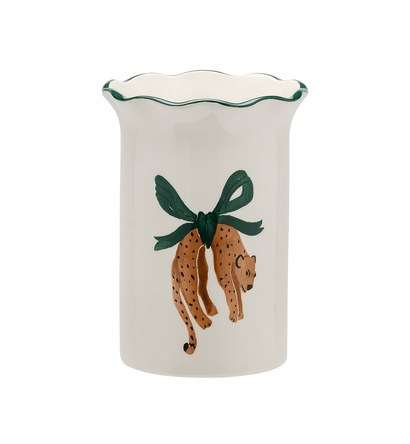 Hangende vaas met luipaardprint - Meerkleurig