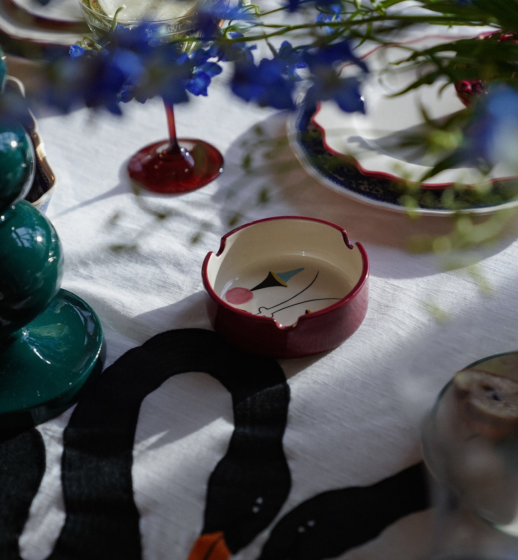 Cendrier Pierrot - Multicolore