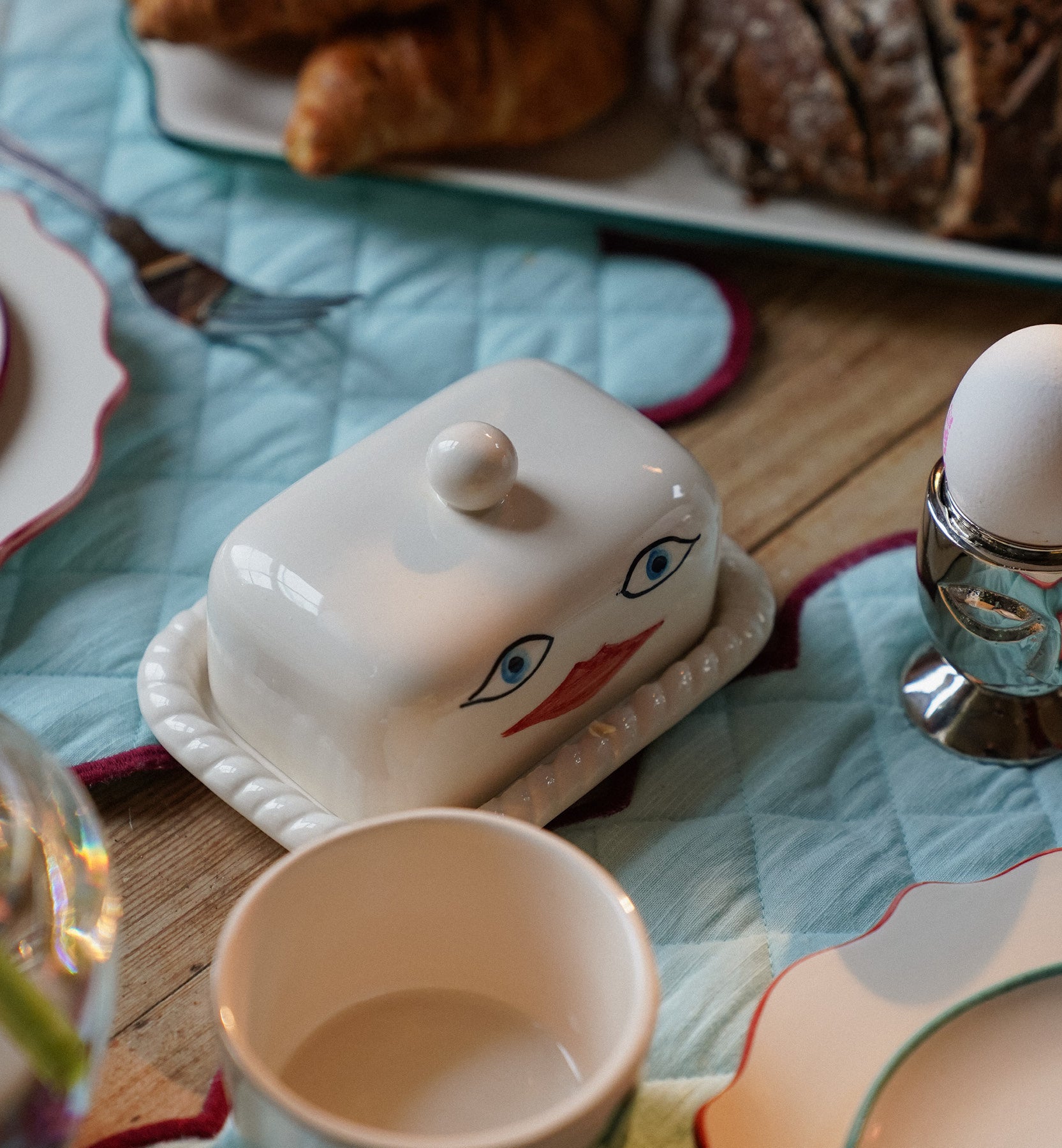 Artistieke botervloot - Meerkleurig