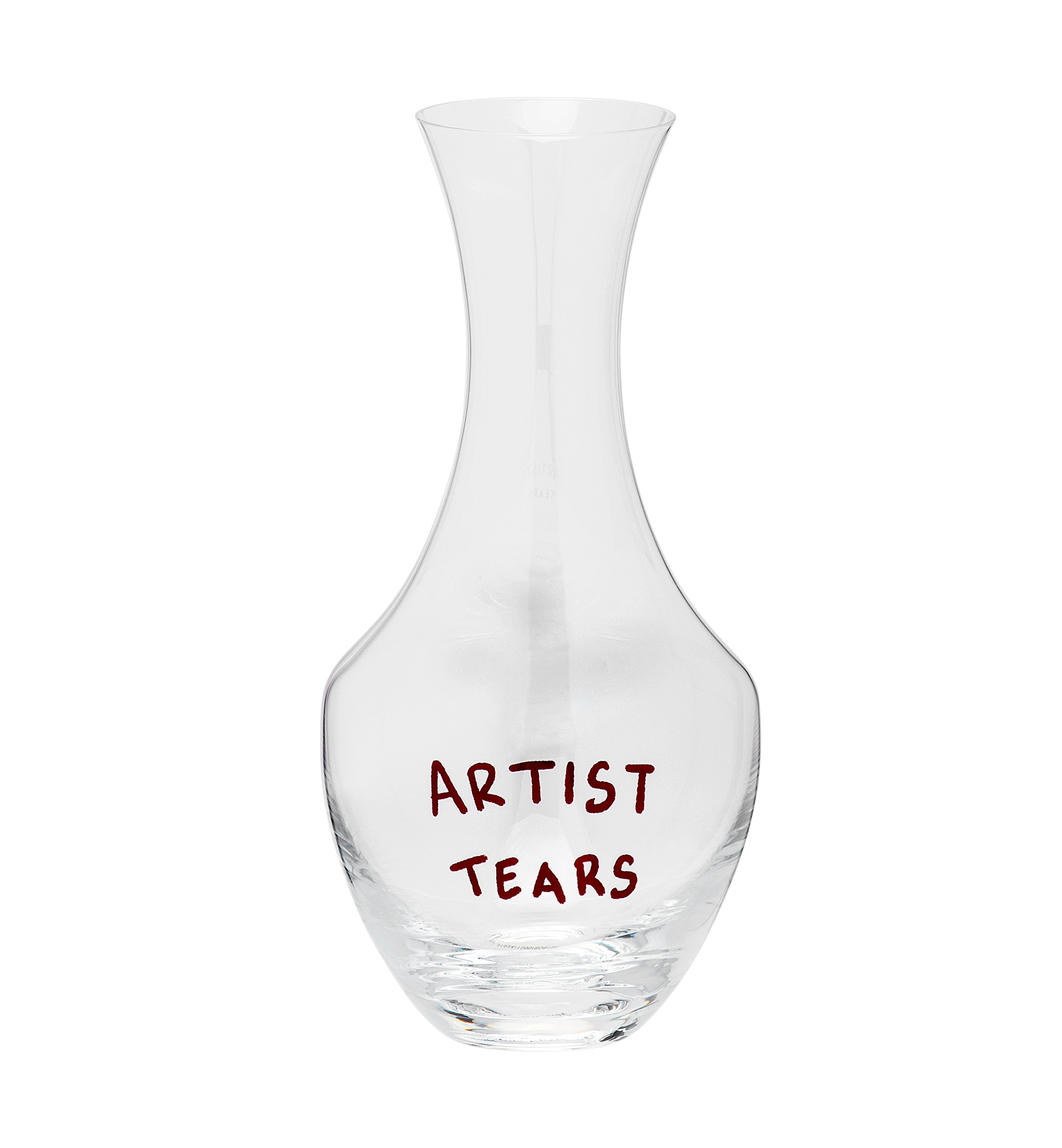 Kunstenaar scheurt karaf - Wit