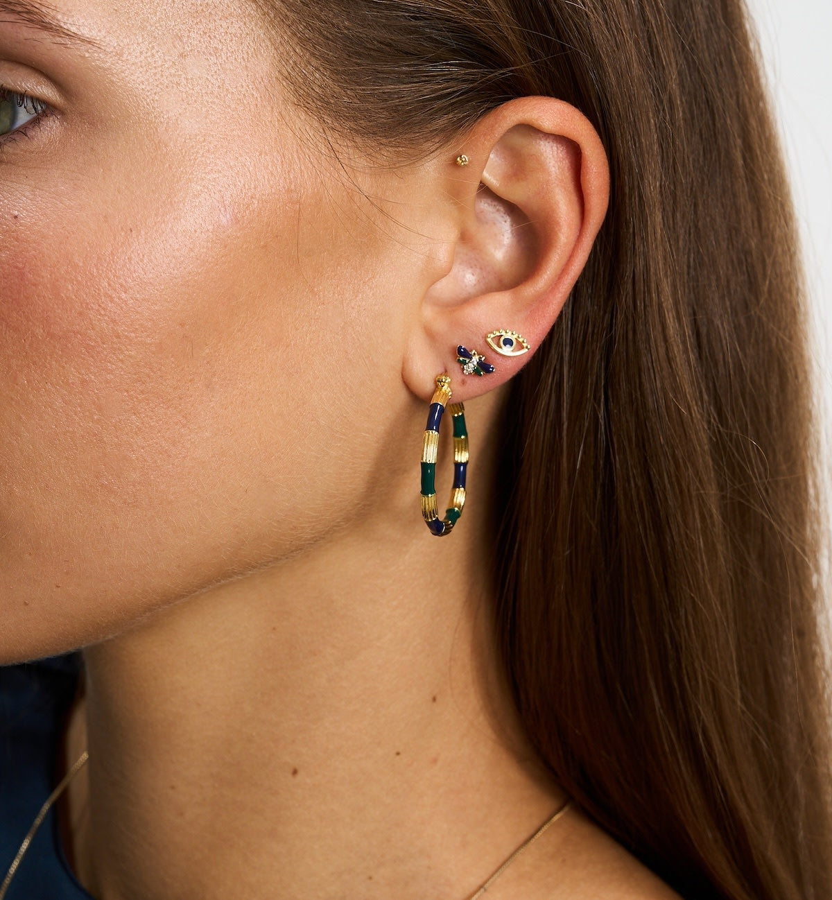 Single night fly stud - Gold