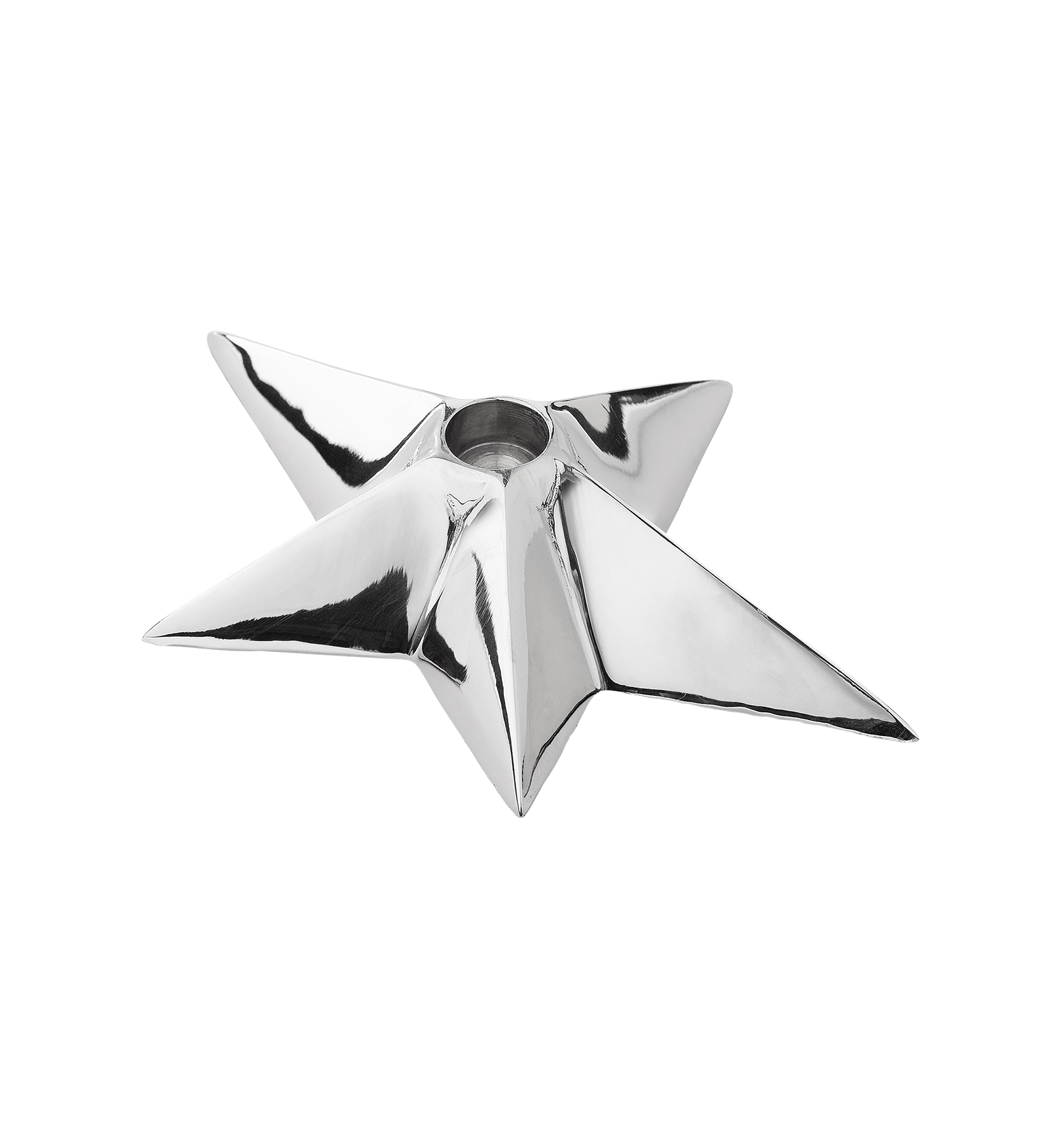 Nova Candle holder - silver