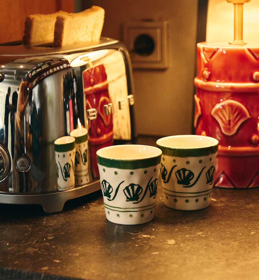 Costai charm coffe cup set of 2 - Multicolor
