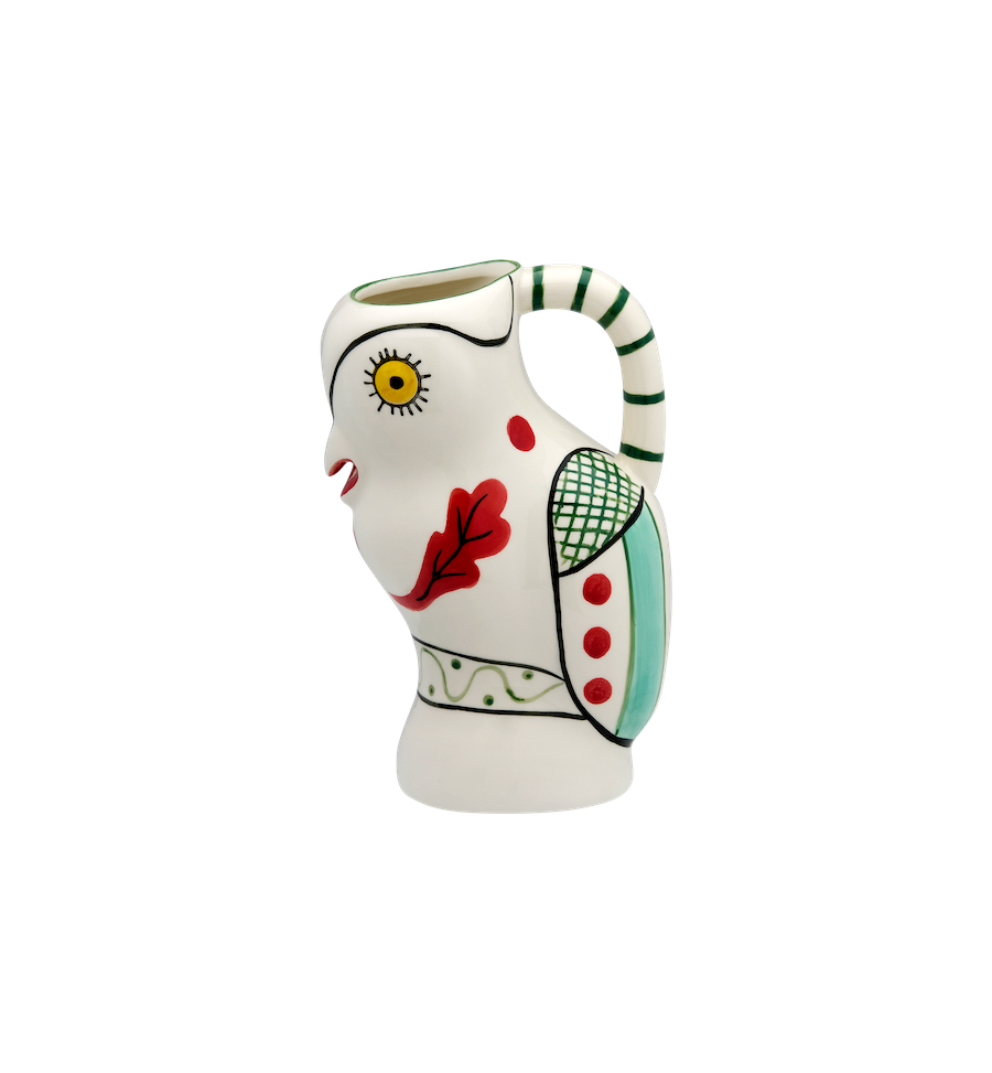 Paradise bird jug - Multicolor