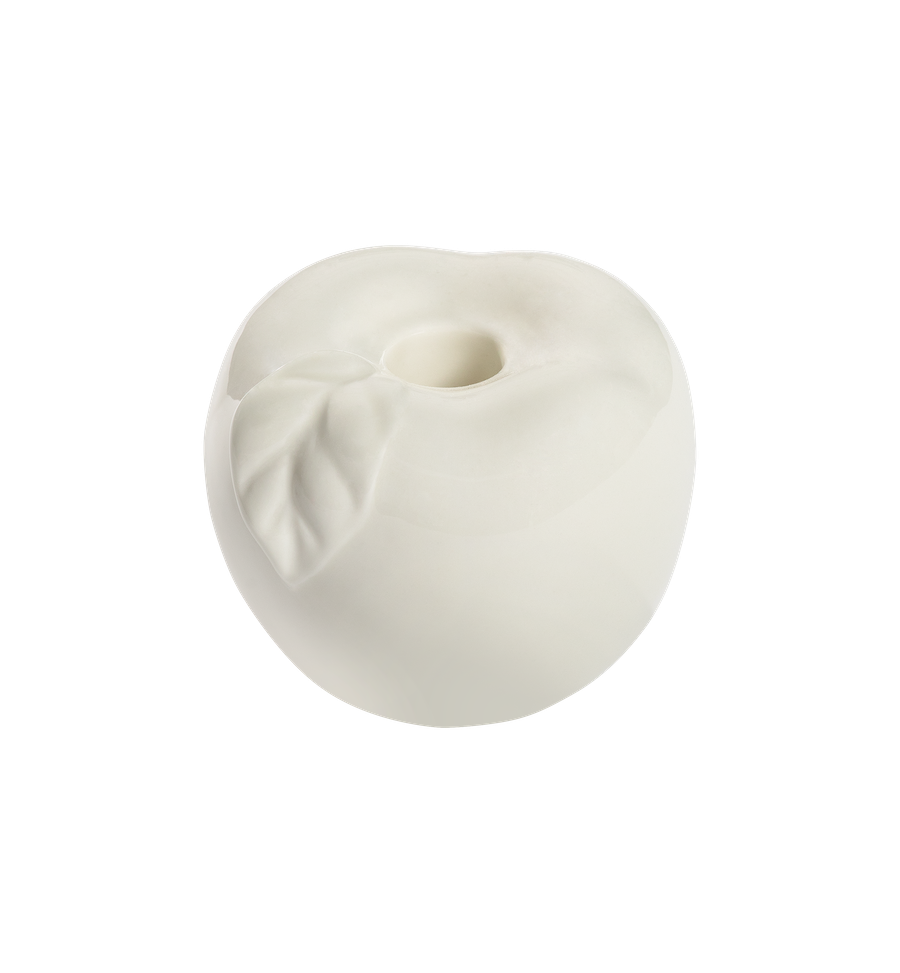 Apple of my eye candle holder - White
