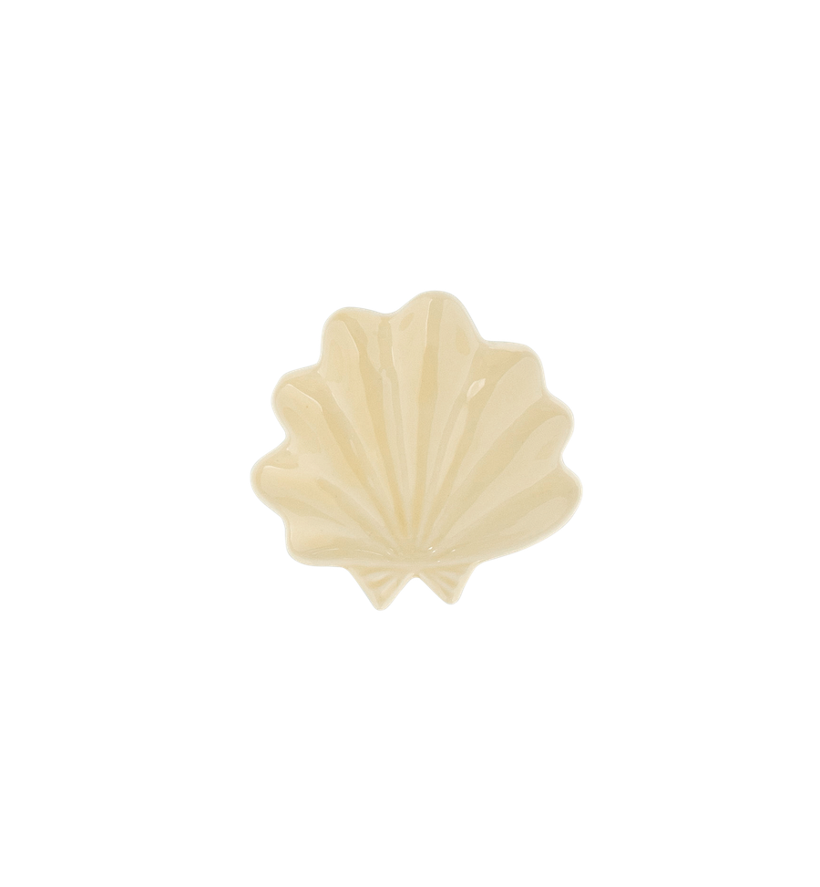 Shell trinket dish - White