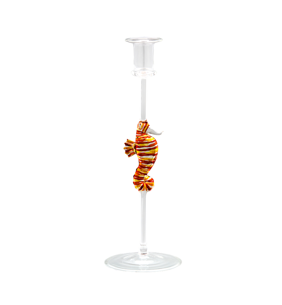 Seahorse candle holder - Multicolor