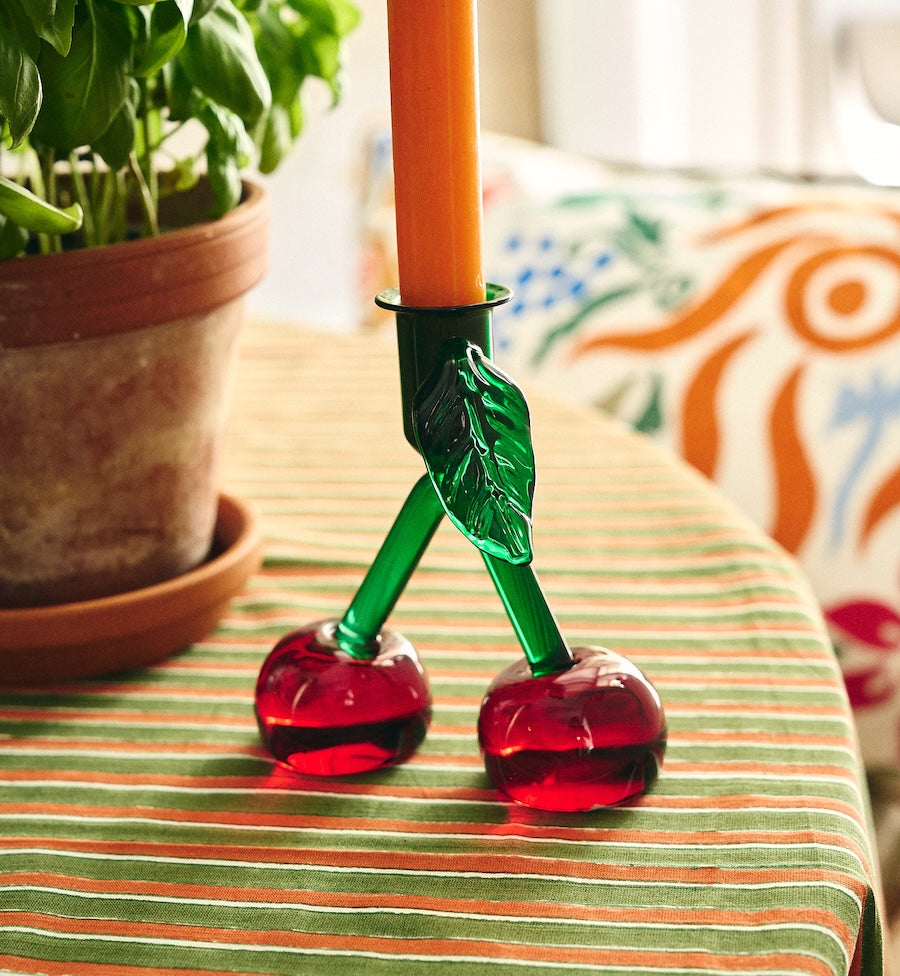 Cherry candle holder - Multicolor