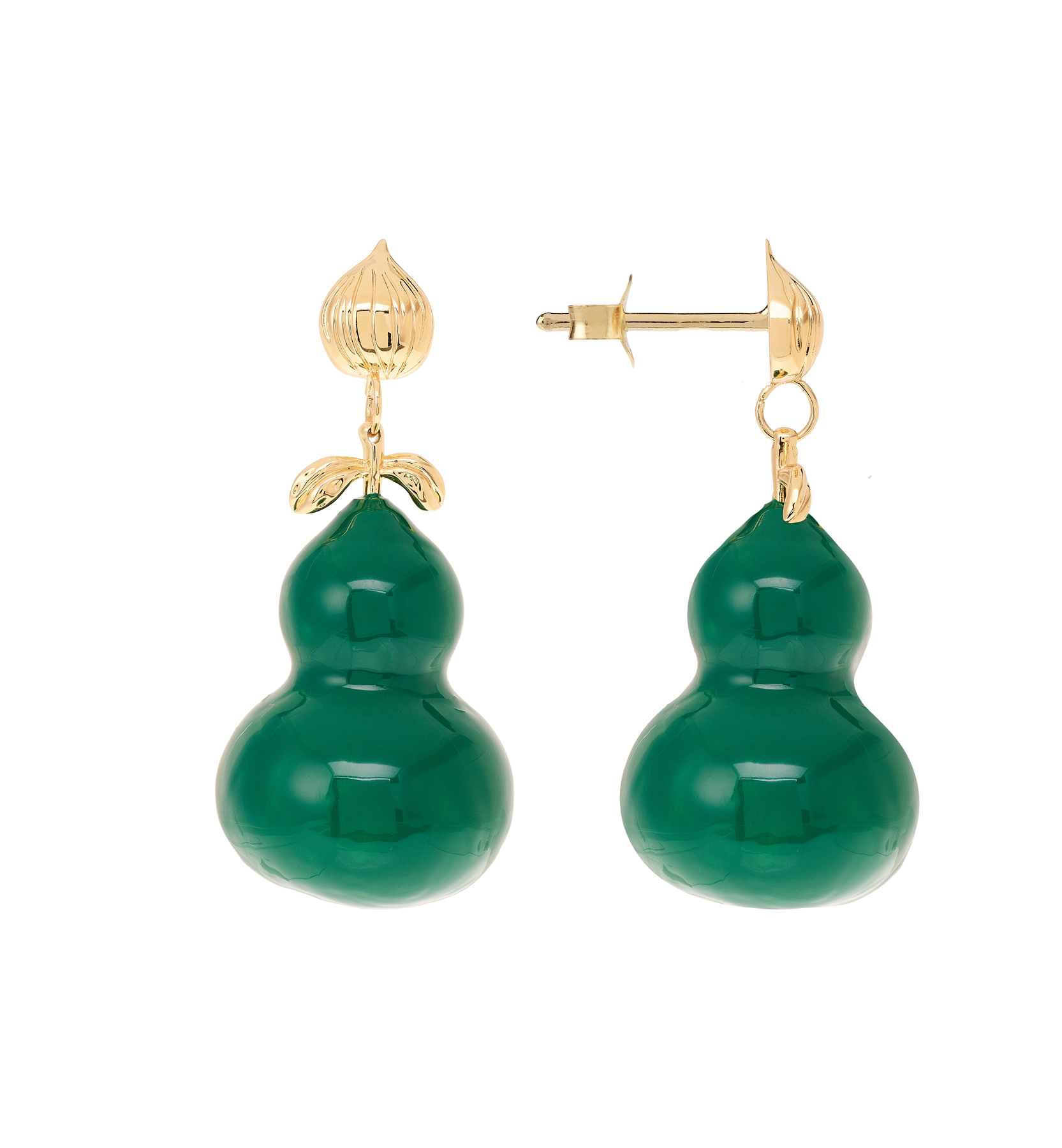 Lush pear earrings