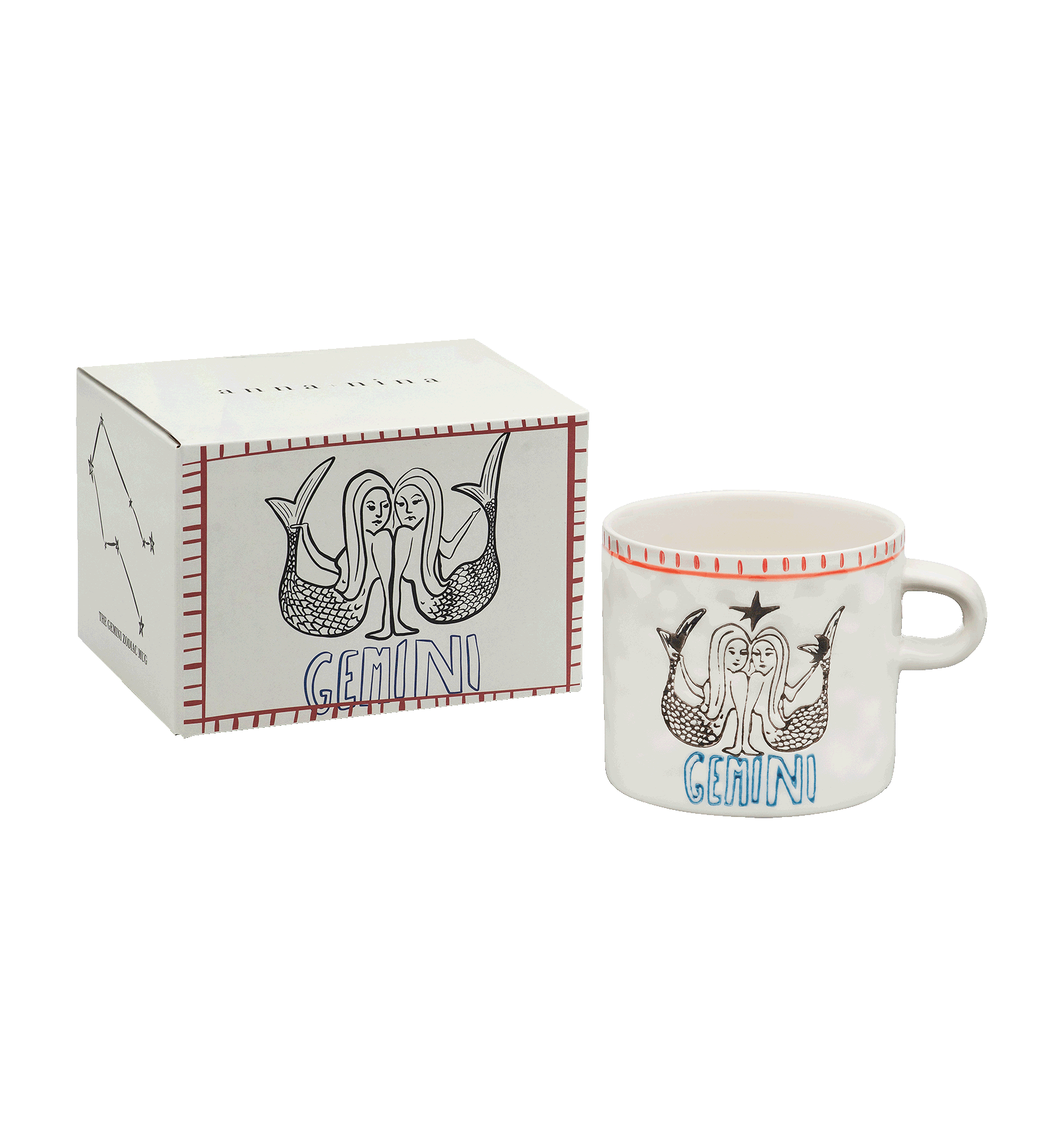 Zodiac tea mug gemini