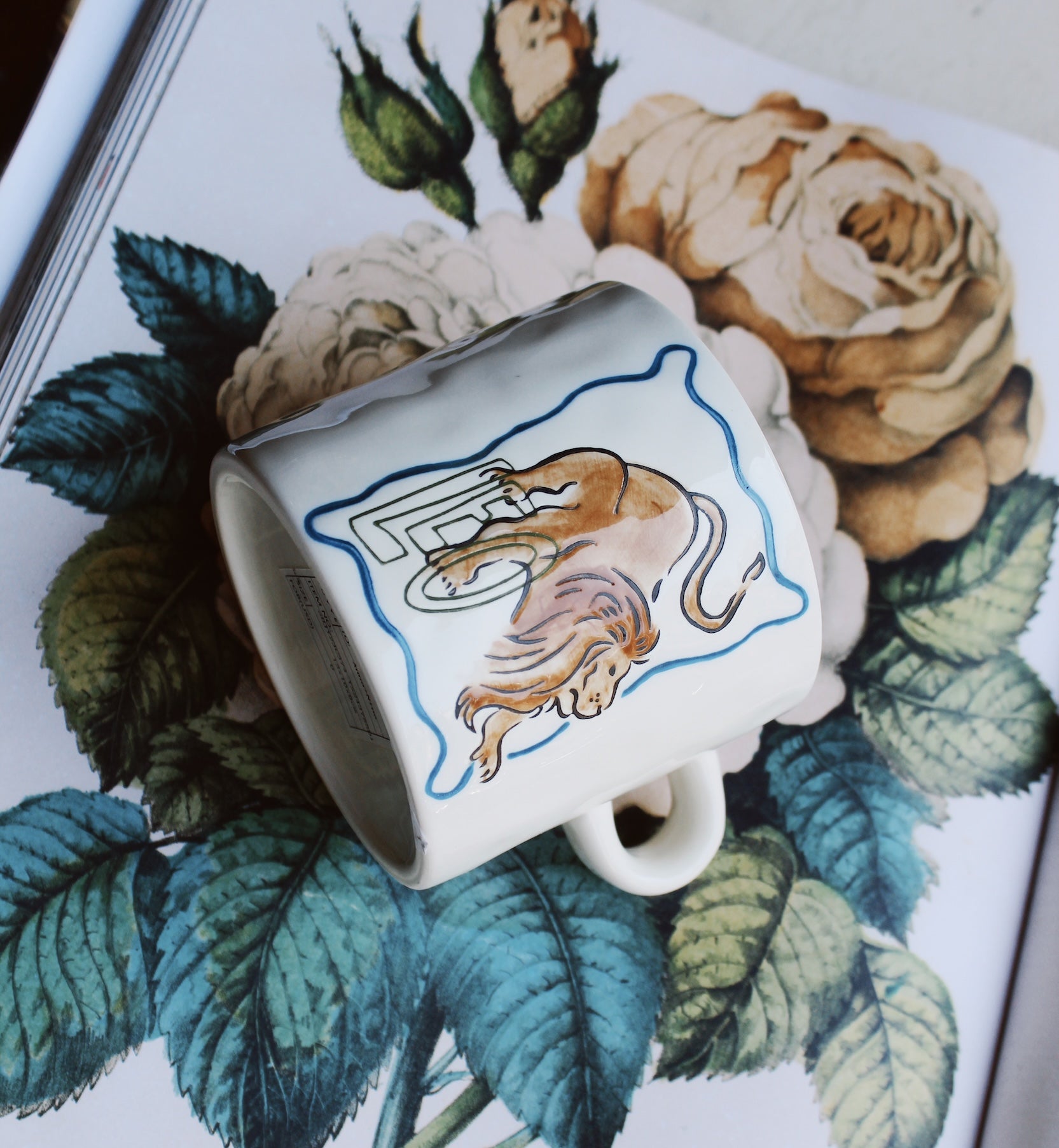 Zodiac tea mug leo