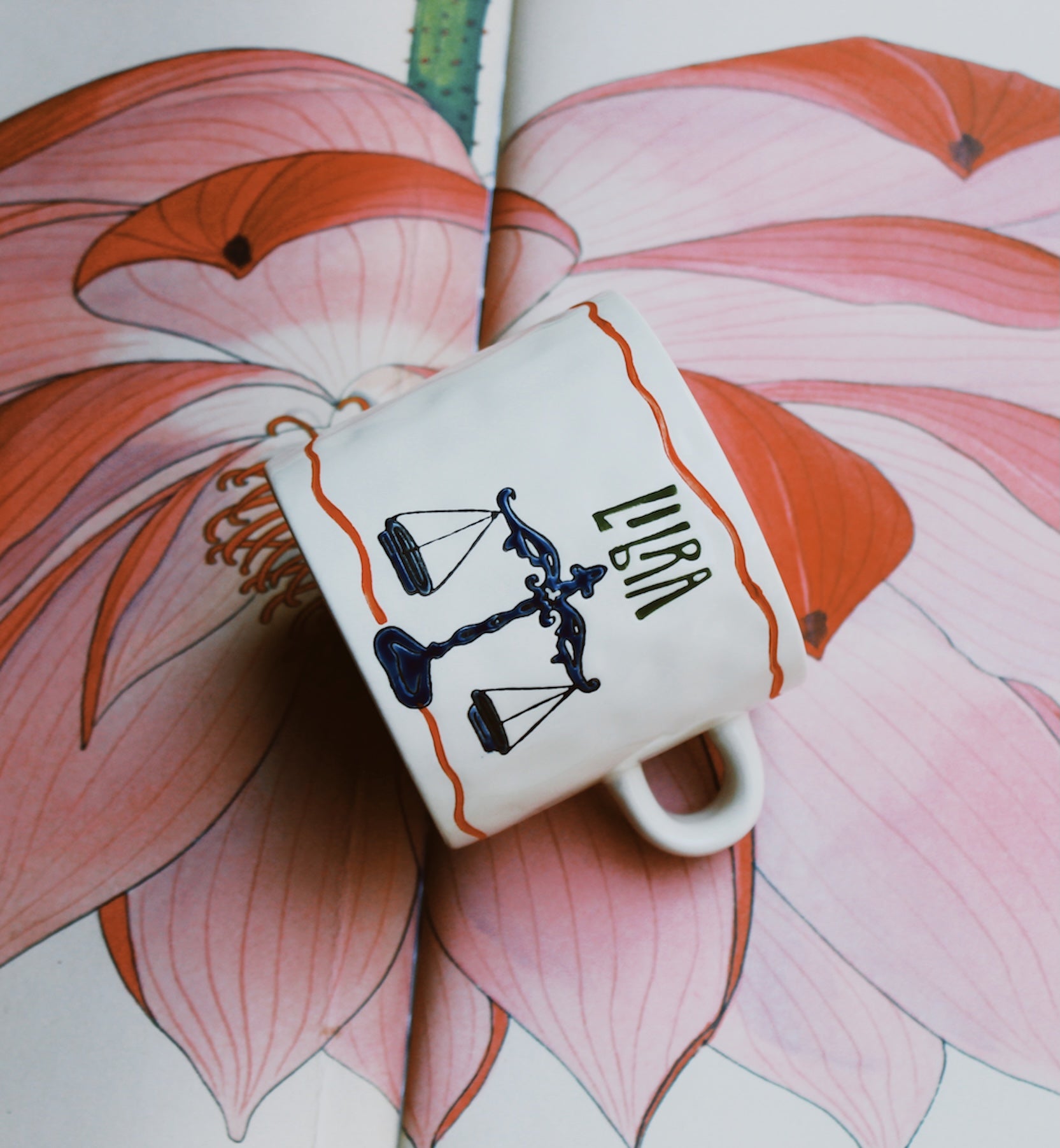 Zodiac tea mug libra