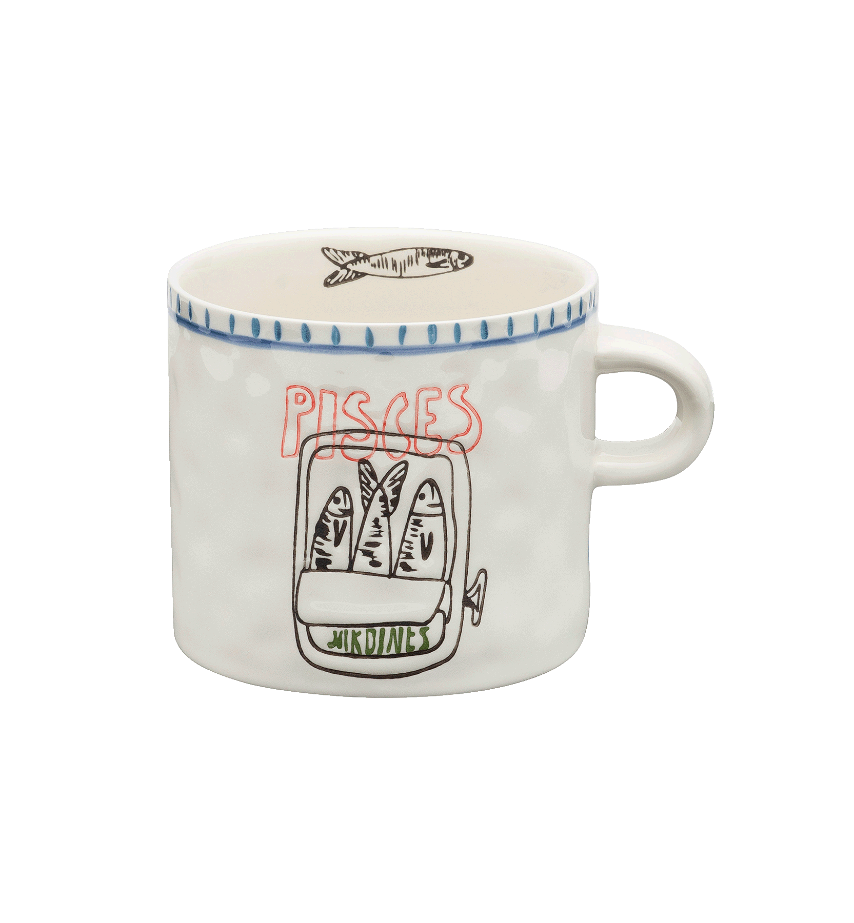 Zodiac tea mug pisces