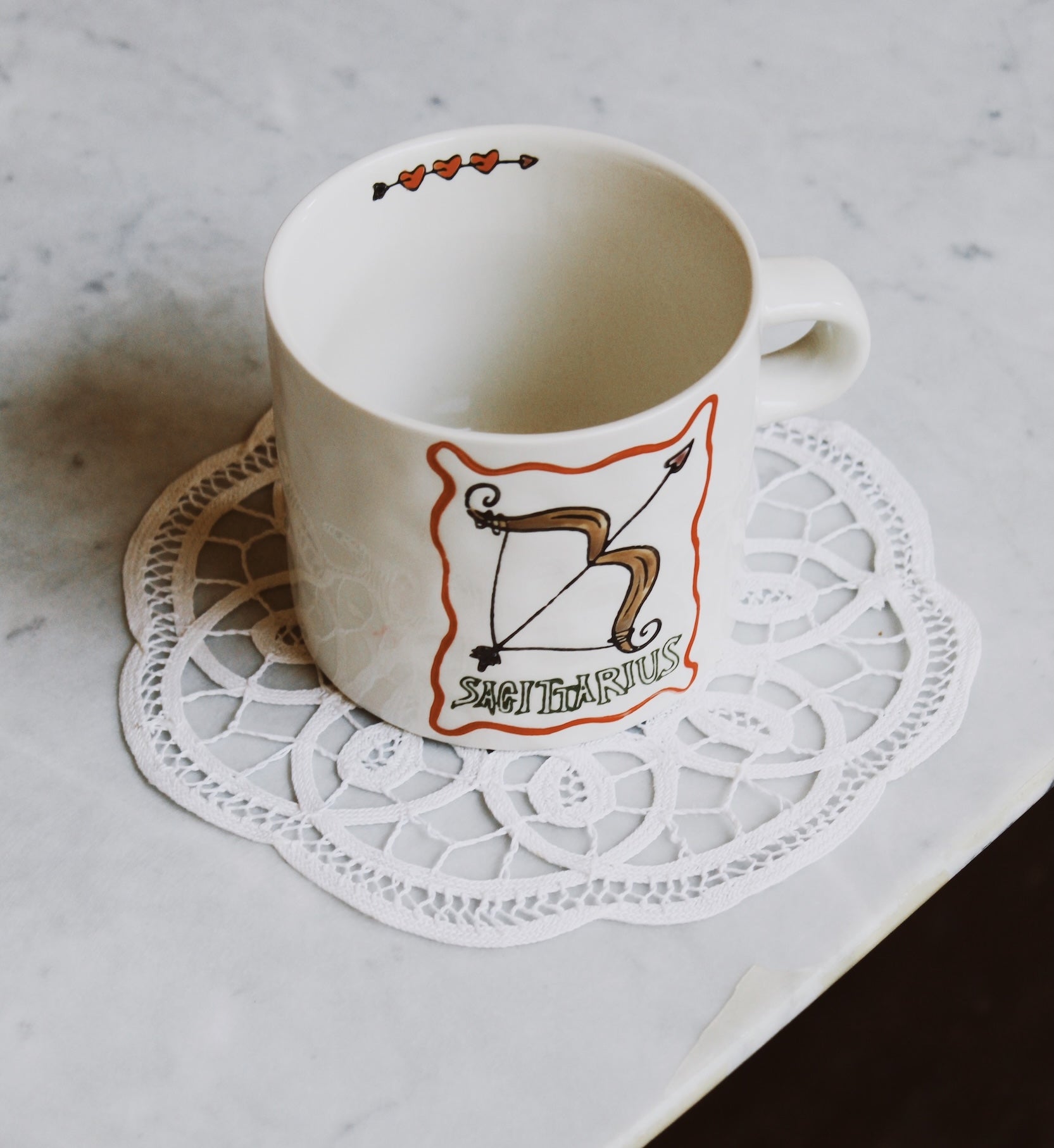Zodiac tea mug sagittarius