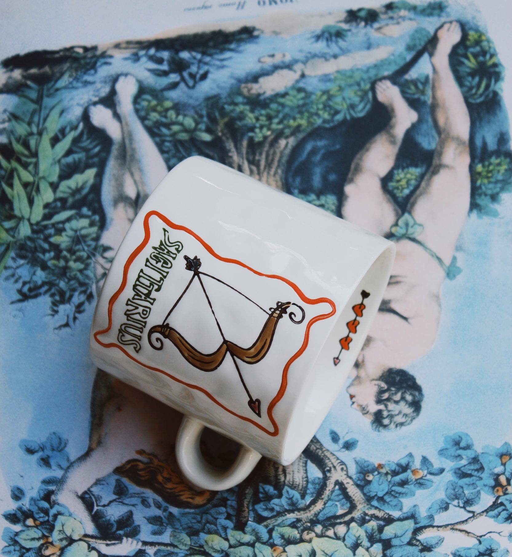 Zodiac tea mug sagittarius