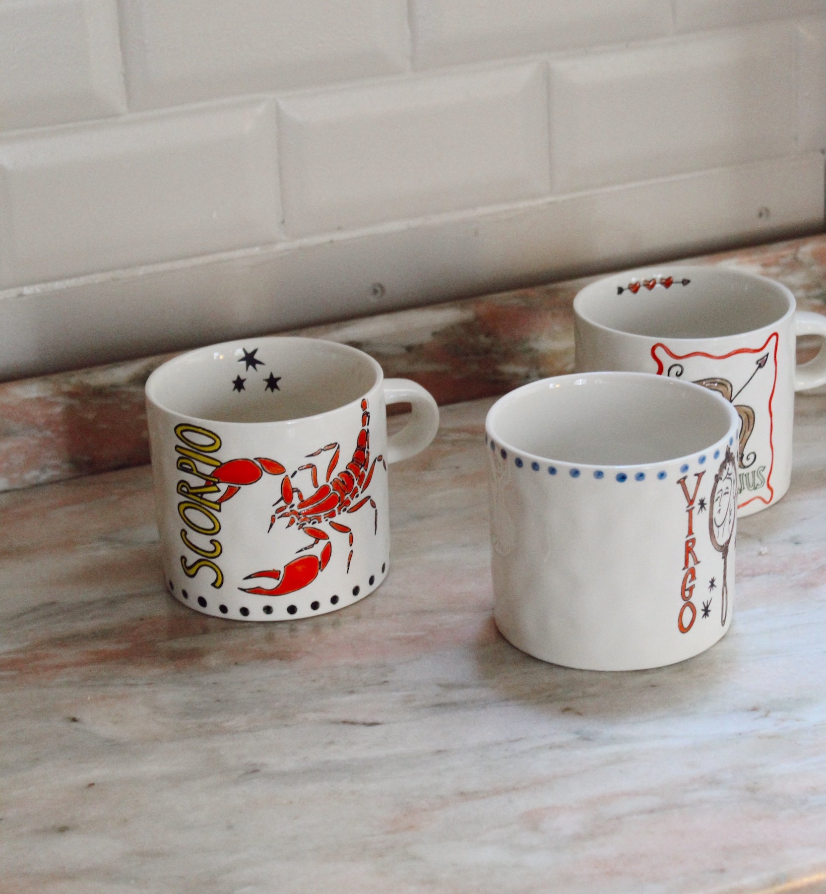 Zodiac tea mug scorpio