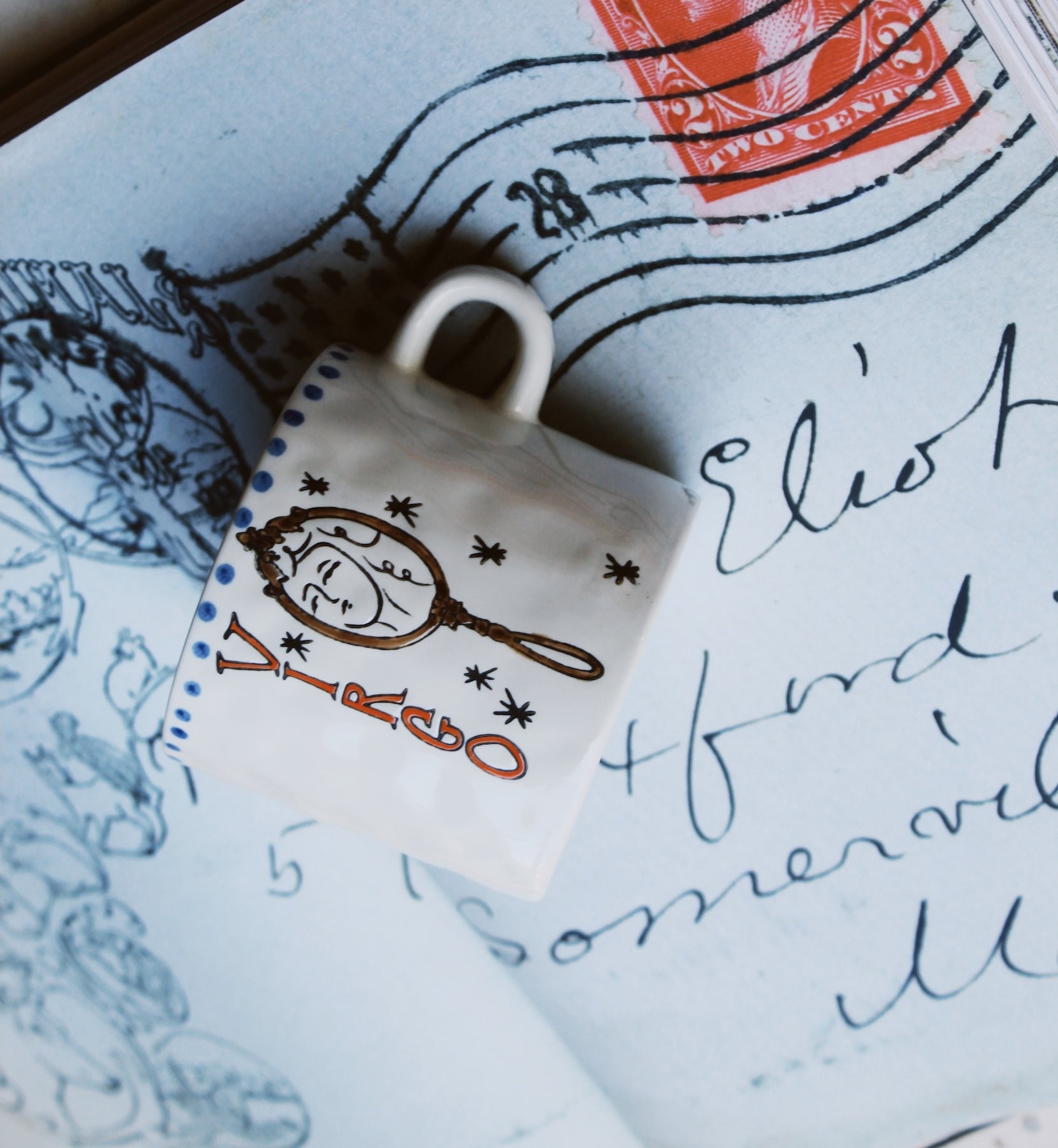 Zodiac tea mug virgo