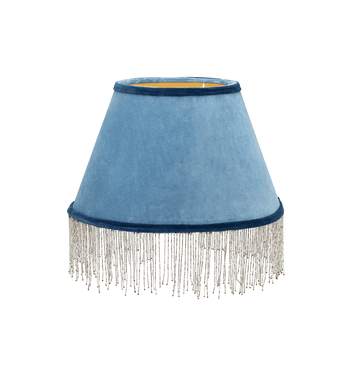 Frosted Icicle & Arden stand Lamp - Blue shades
