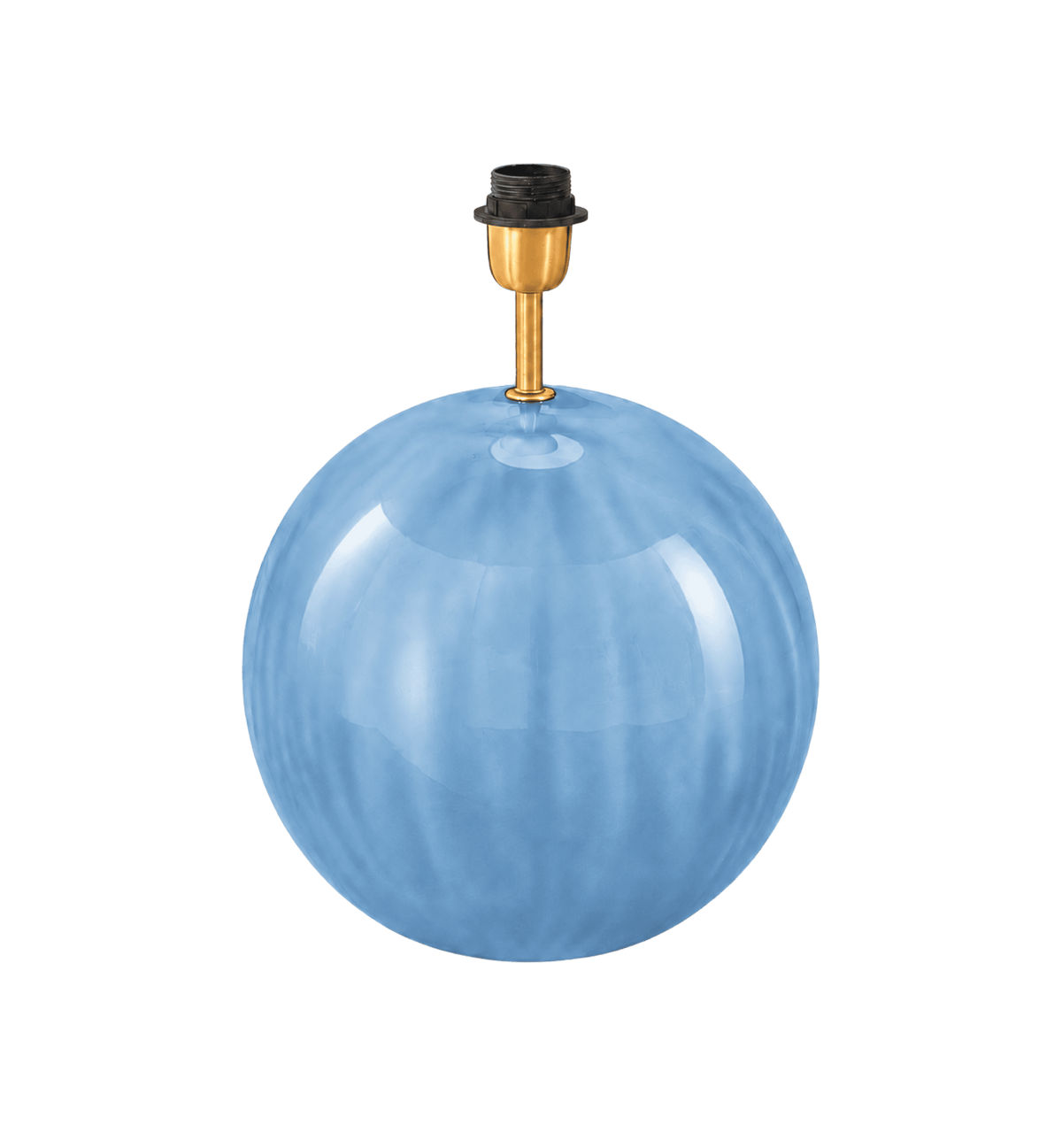 Frosted Icicle & Arden stand Lamp - Blue shades