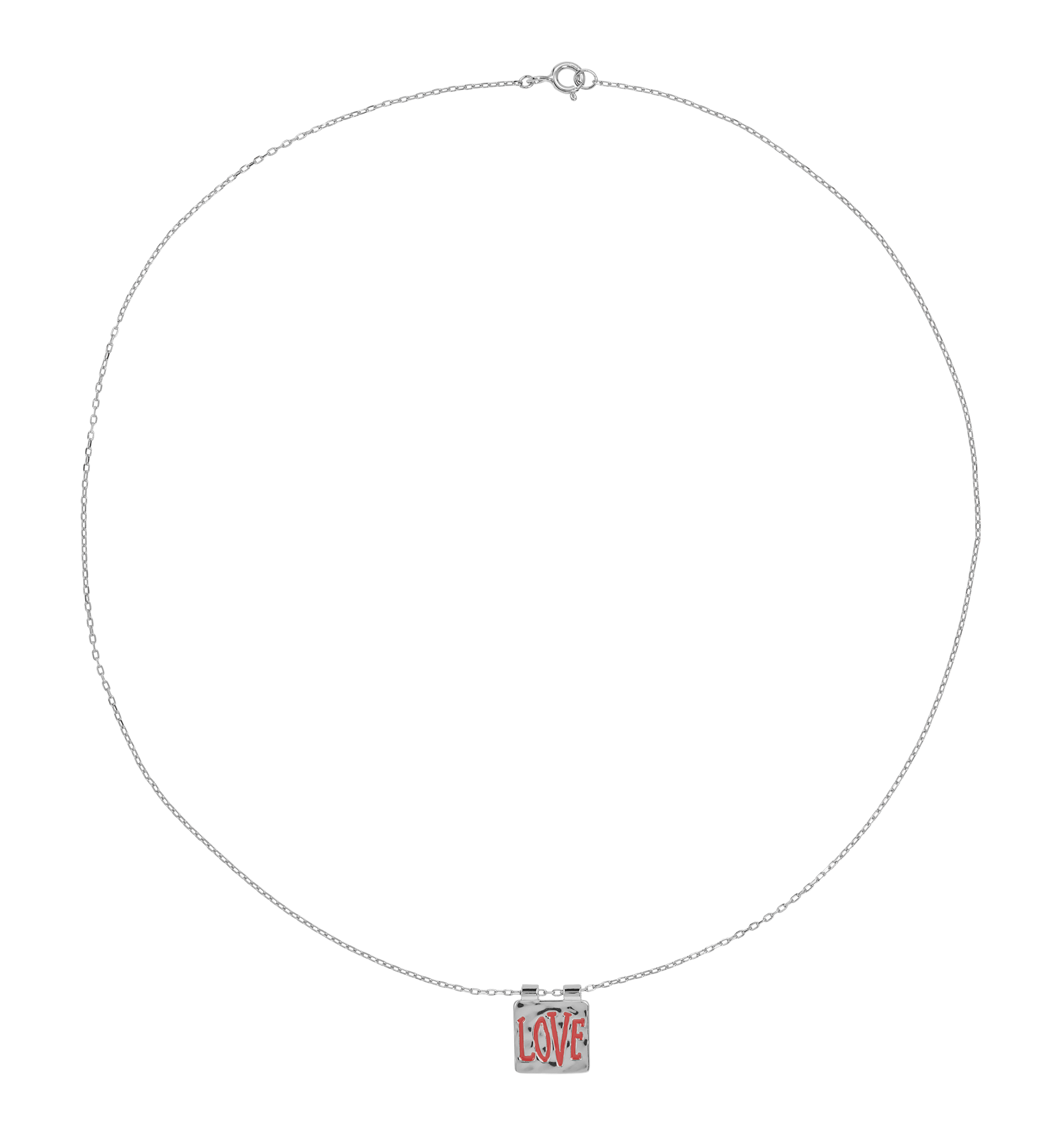 Love note necklace - Silver