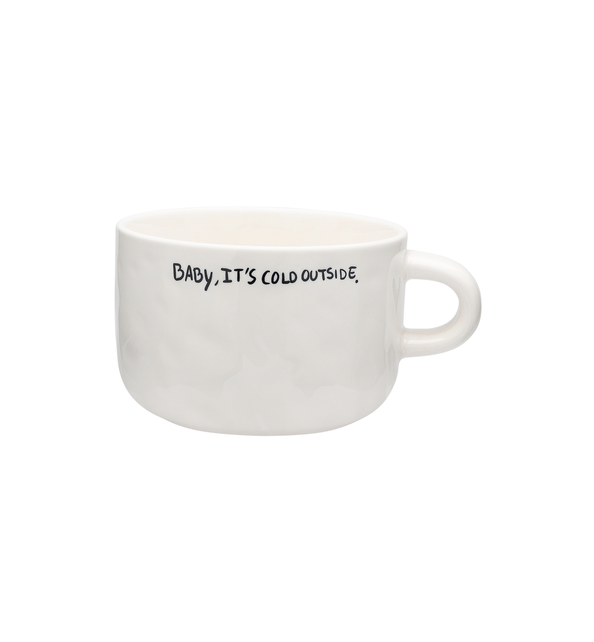 It’s Cold Cappuccino Mug - White