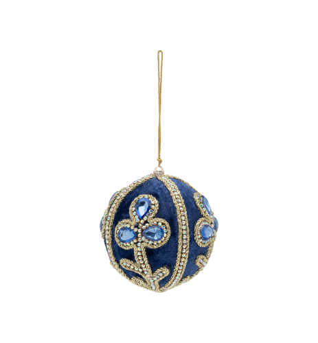 Midnight holiday radiance ornament - Blue