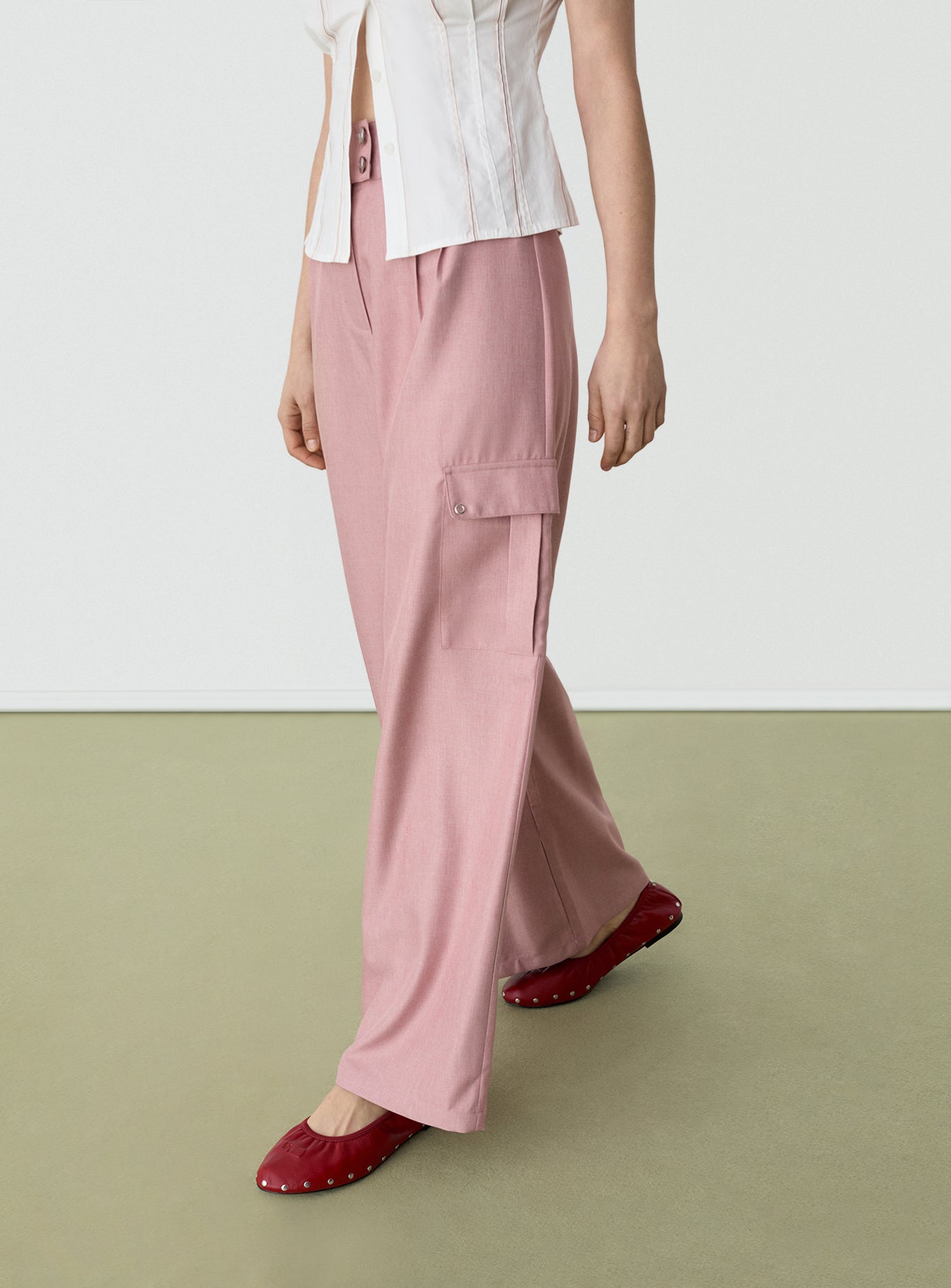Tirsa cargo pants - Pink