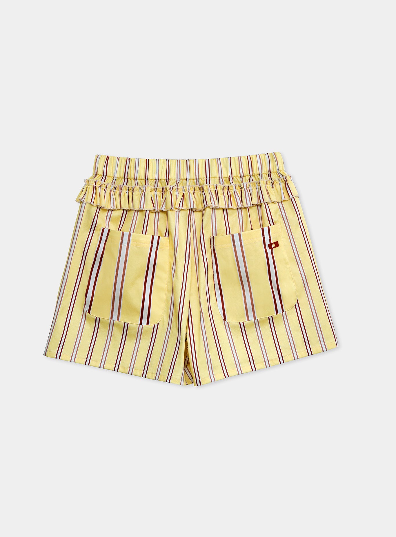 Caos poplin boxer pants - Butter stripes