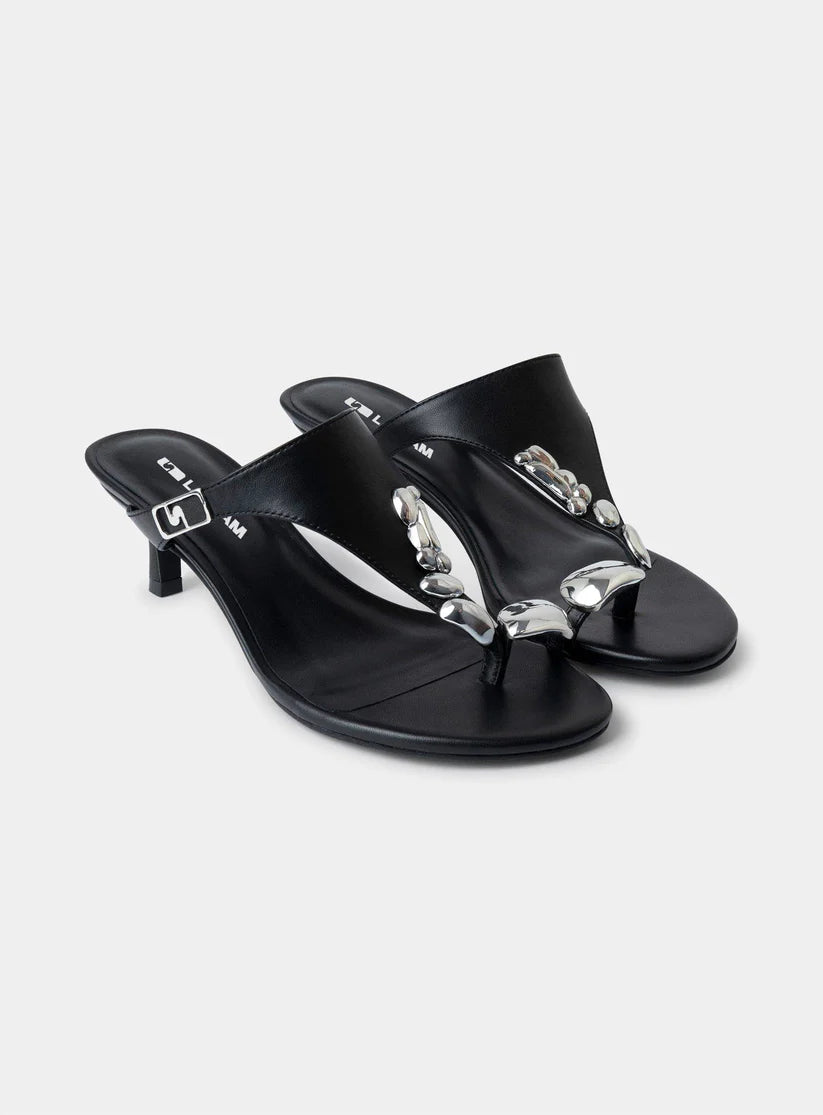 Melati heeled sandal - Black
