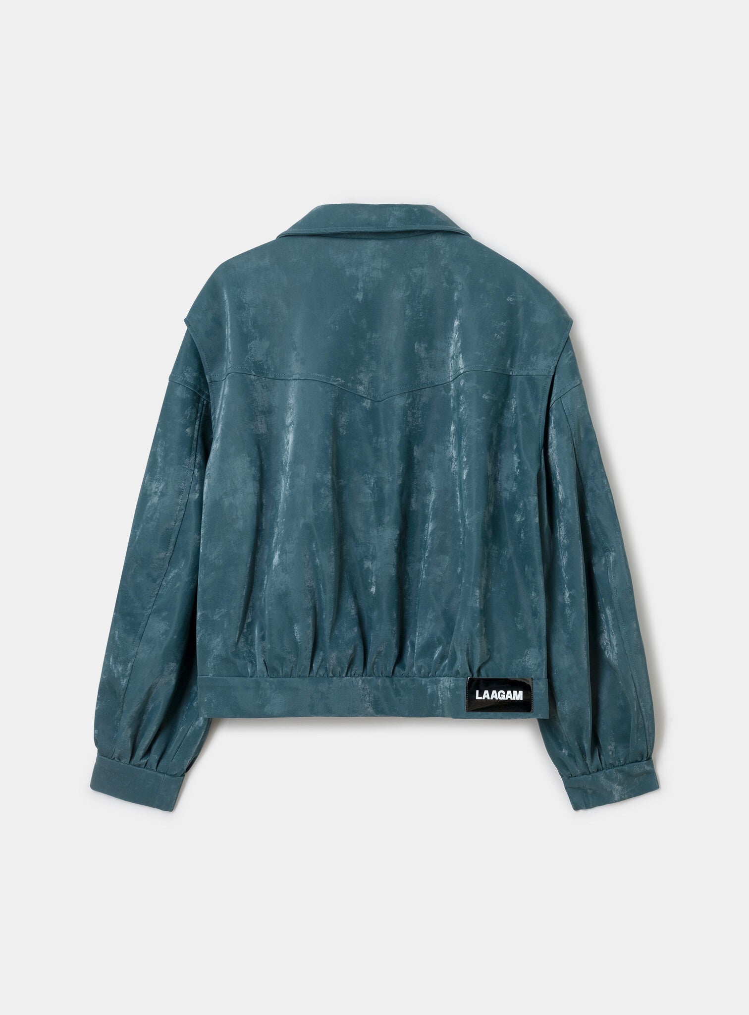 CUPIDO TEAL GREEN BOMBER JACKET