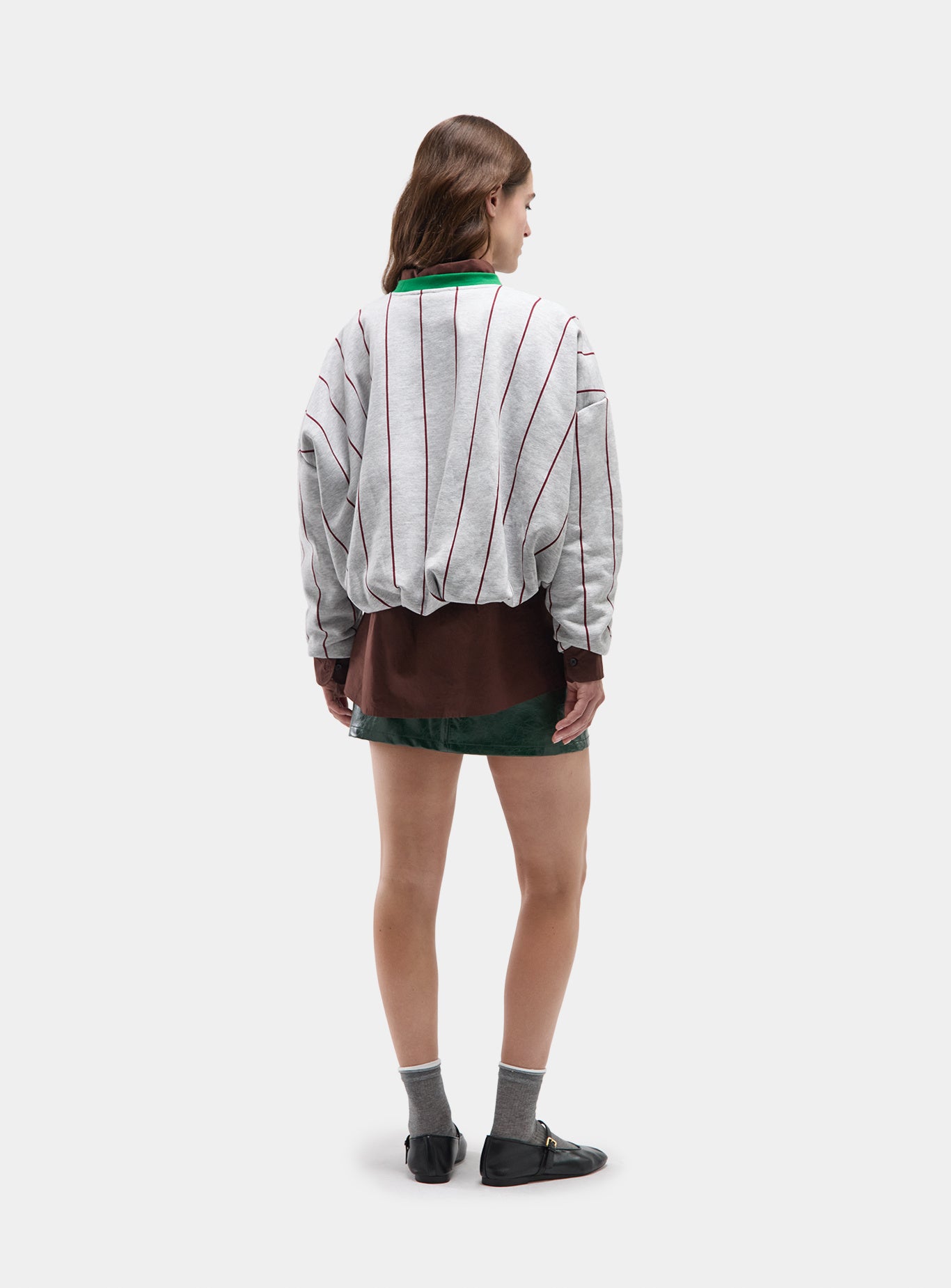 Kelly sweatshirt - grijze strepen