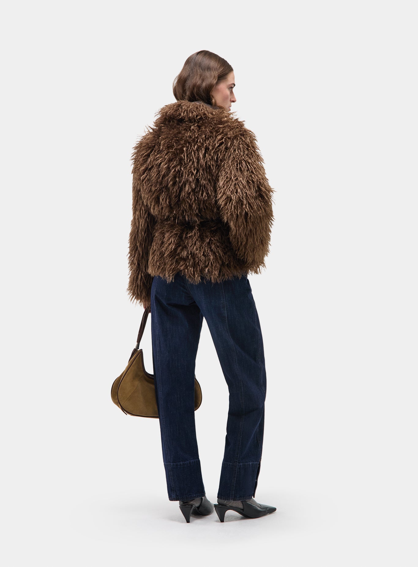 Zoya Sharingan korte vacht - Bruin