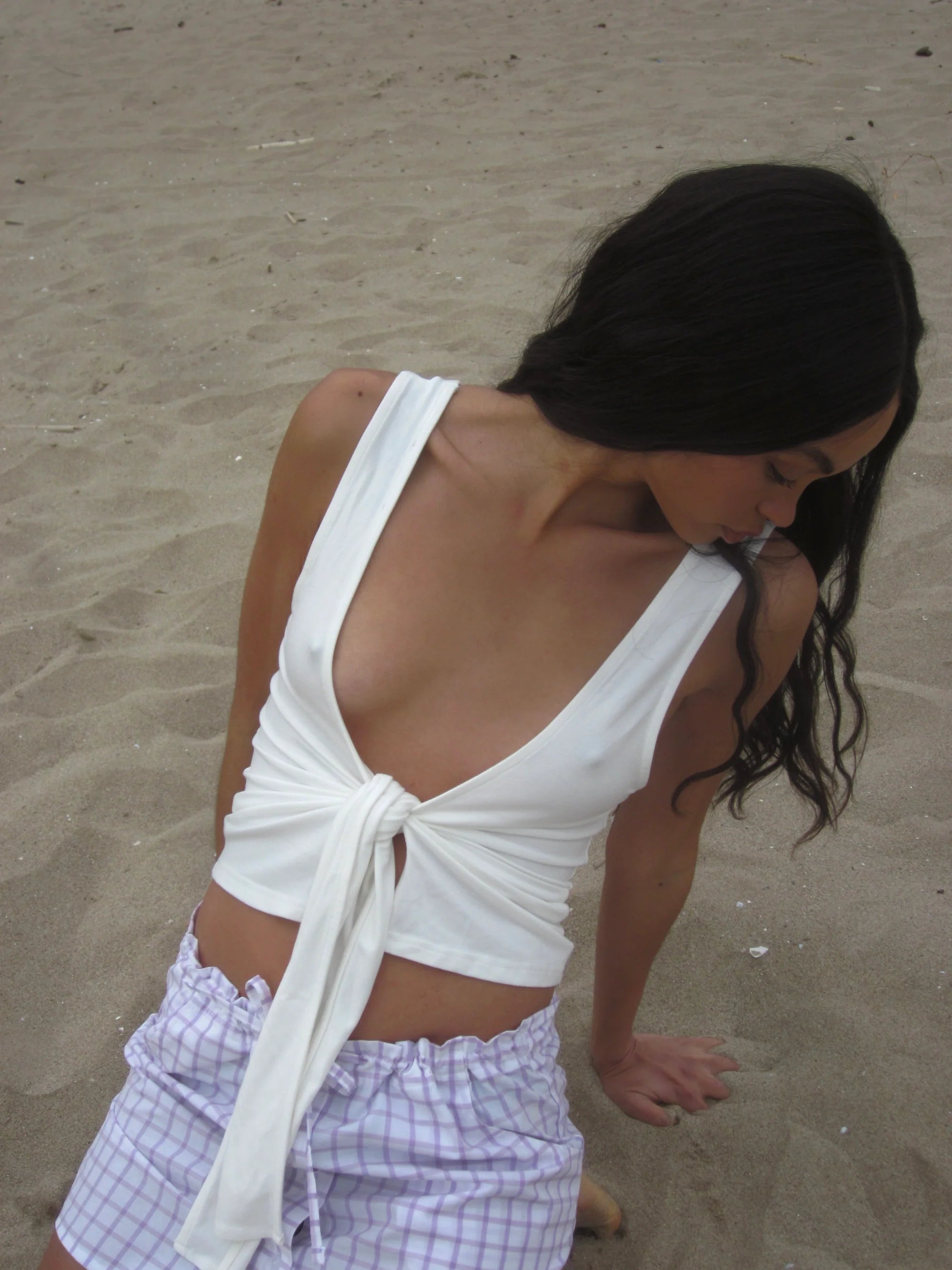 Isolde dua top - White