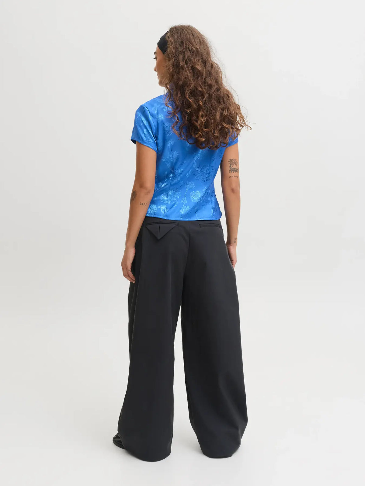 JXSIV MANDARIN SS TOP WVN - TRUE BLUE