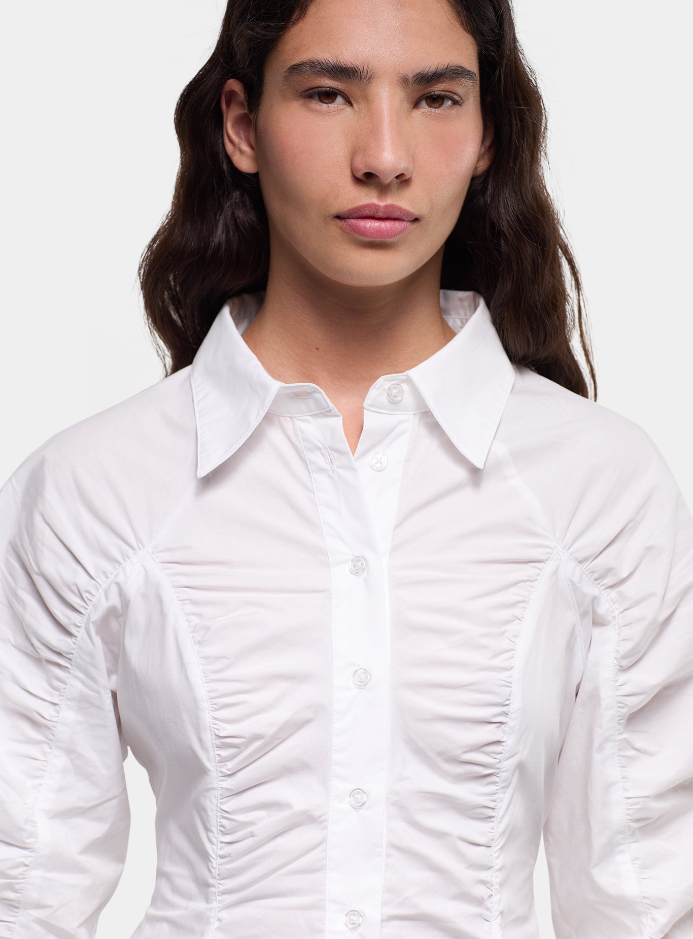 Belleville rushed shirt - Wit