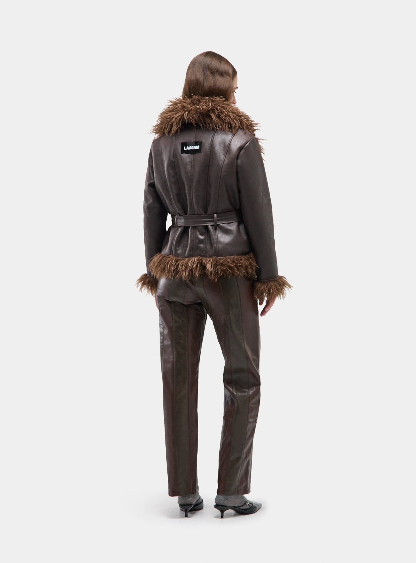 Zoya Sharingan korte vacht - Bruin