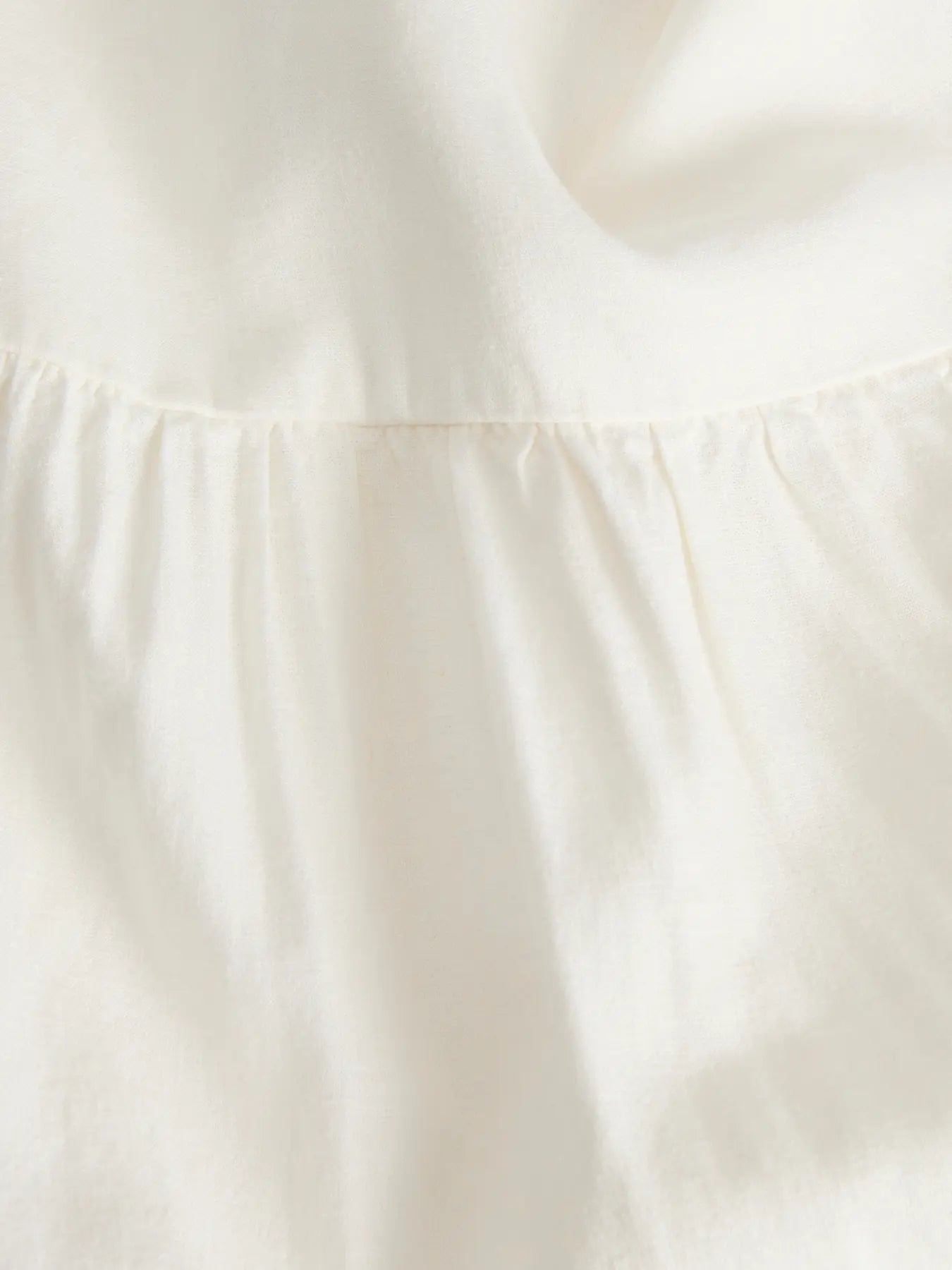 JXALMIRA LINEN LONG DRESS - BLANC DE BLANC