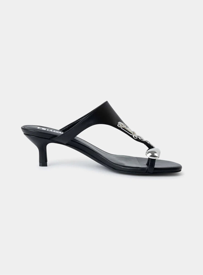 Melati heeled sandal - Black