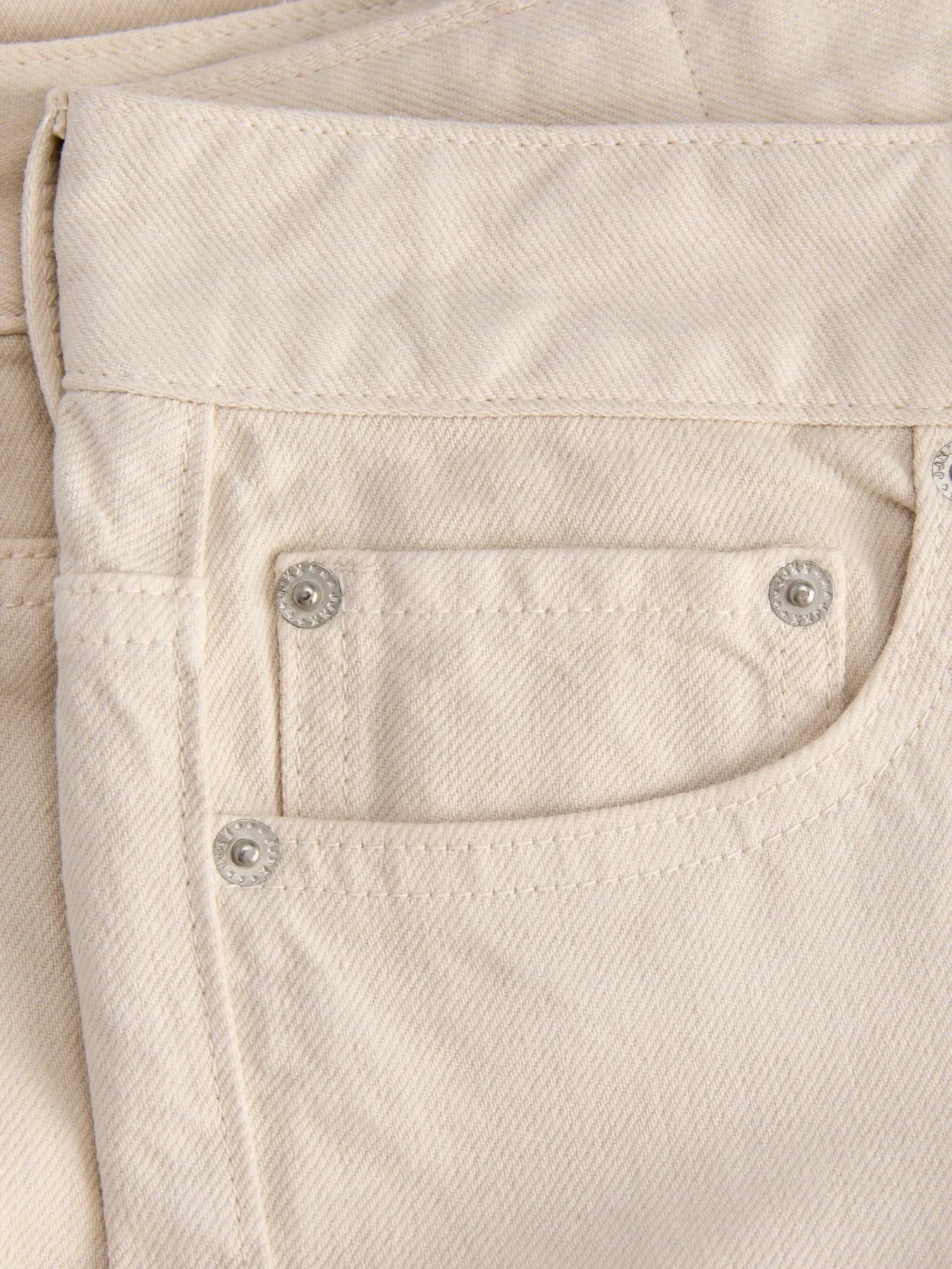 JXKYOTO BAGGY  SHORTS DENIM - ECRU