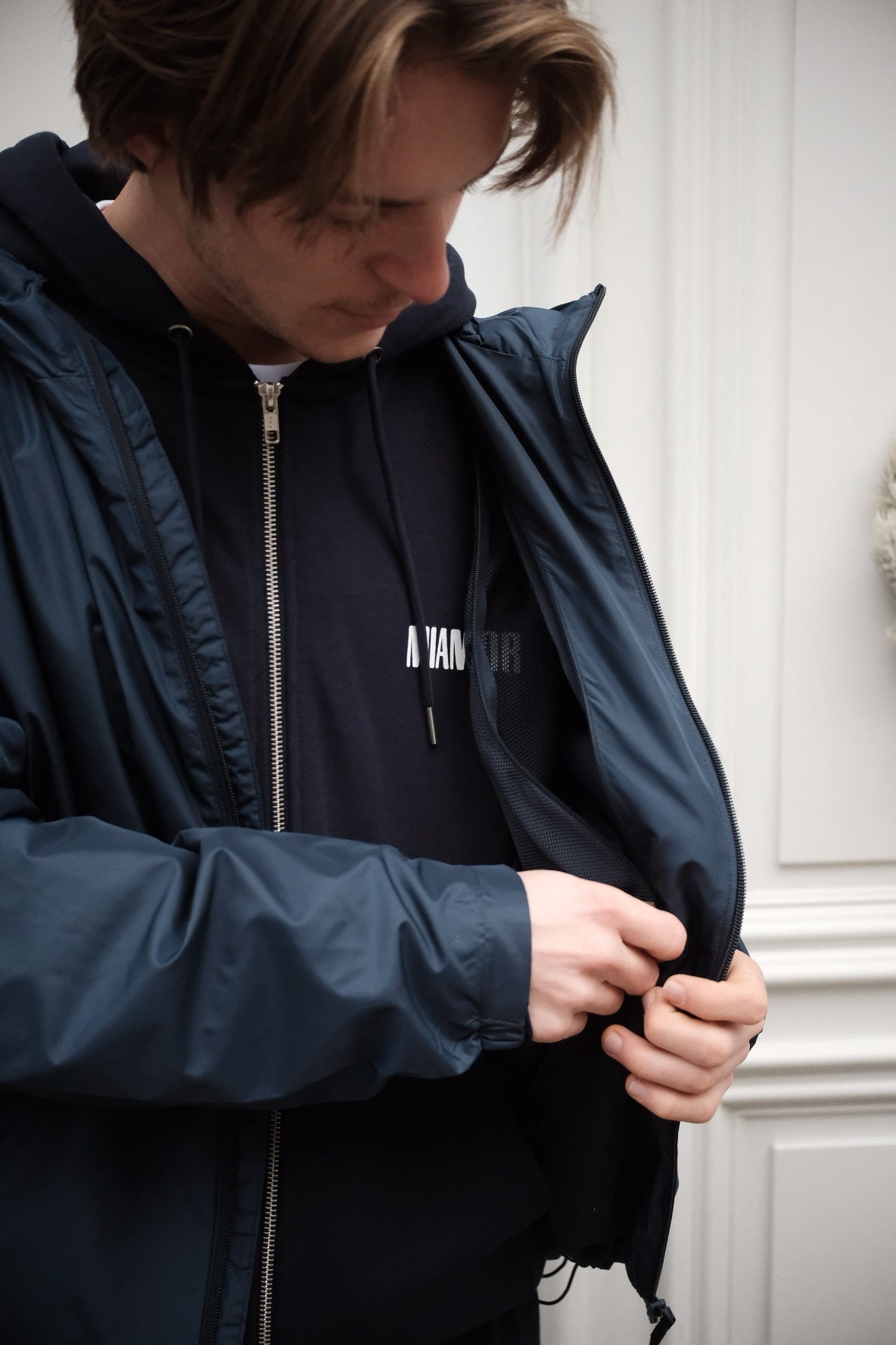Miamor rain jacket - navy