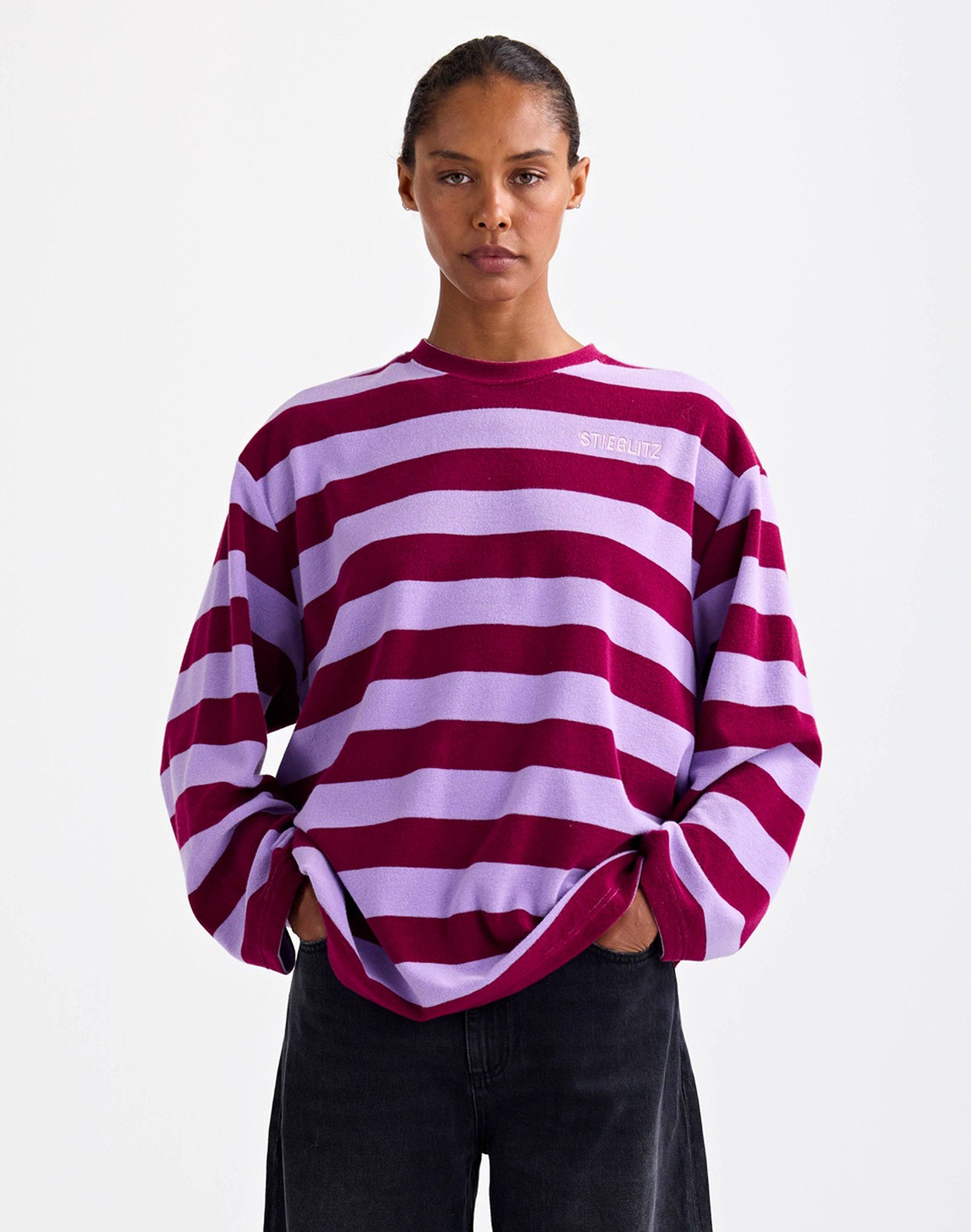 Sellie Terry Skate Longsleeve - Purple