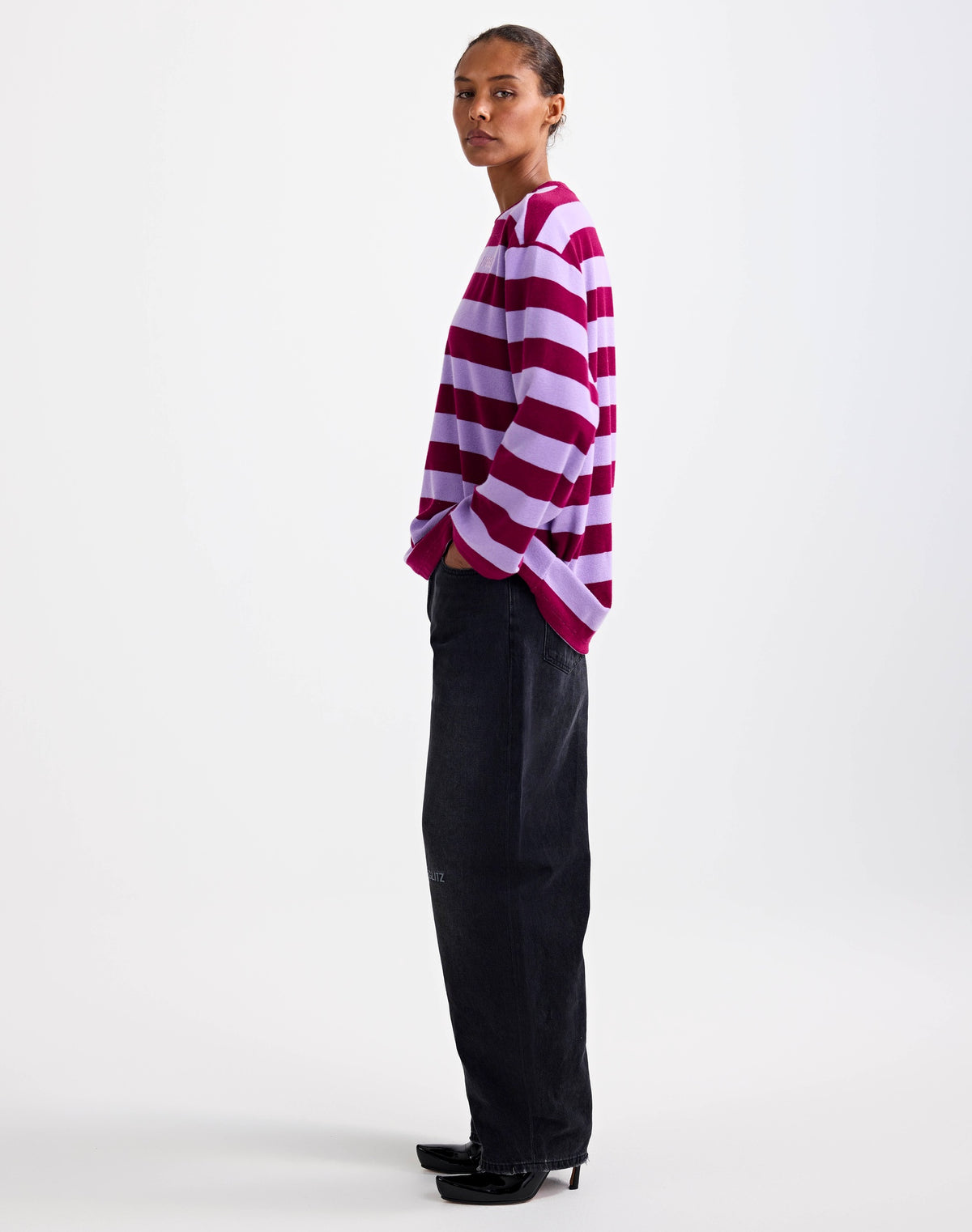 Sellie Terry Skate Longsleeve - Purple