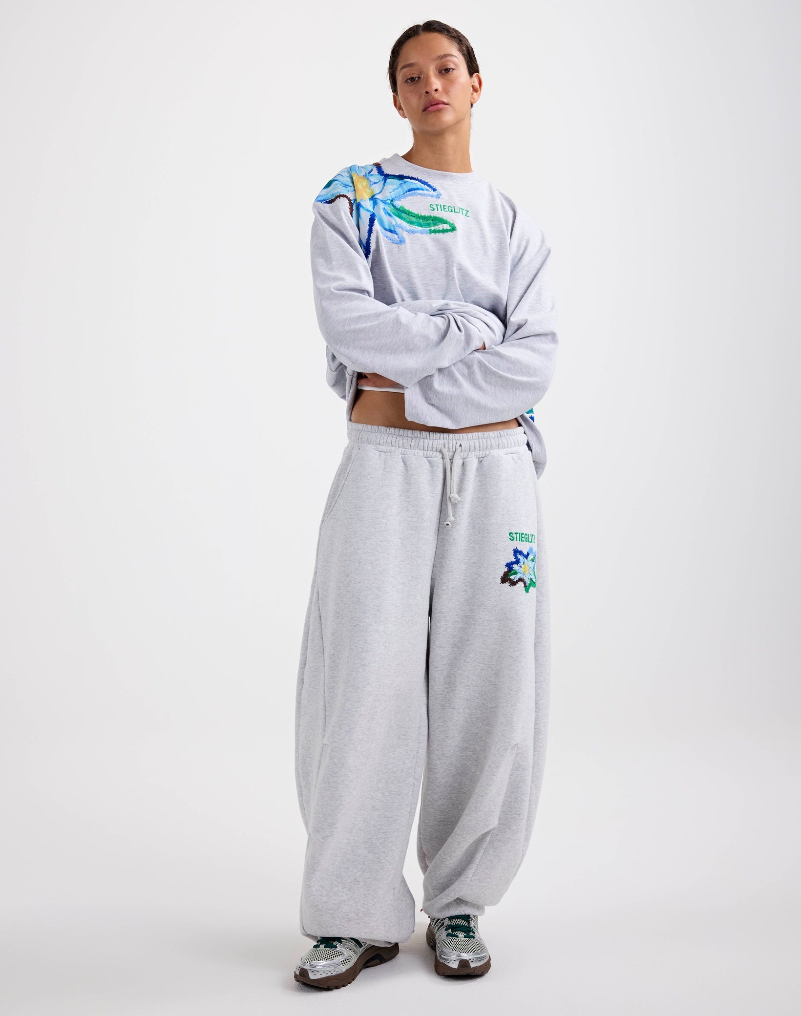 ELIZA BALLOON SWEATPANTS - GREY