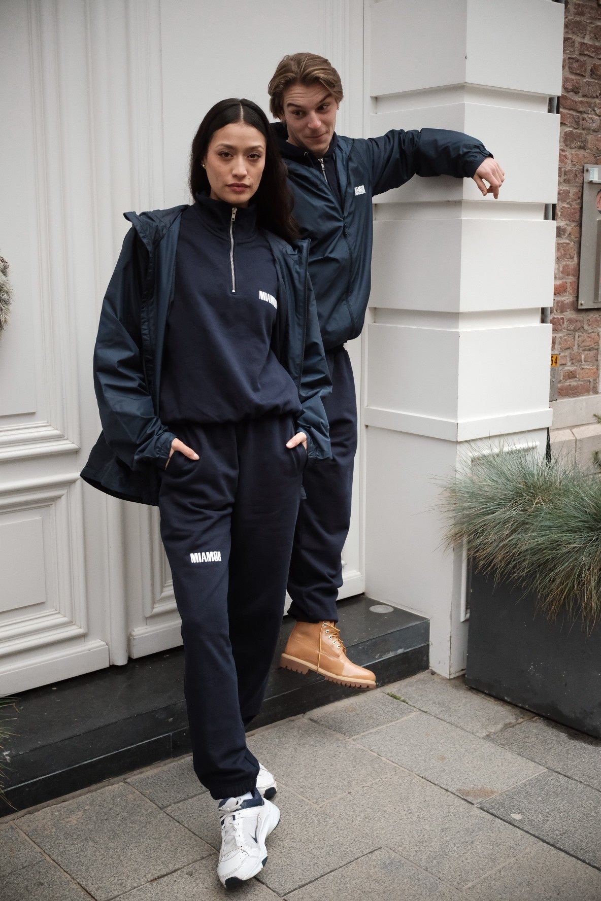 Miamor rain jacket - navy