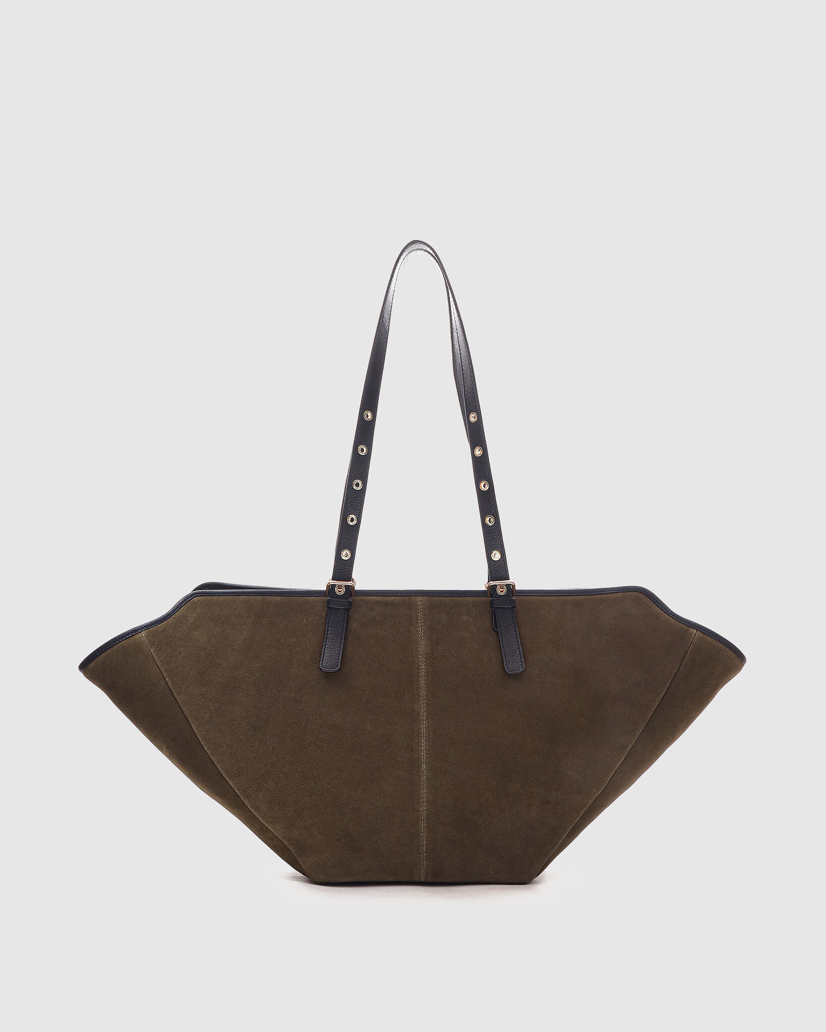 Nora suede bag - Dark olive