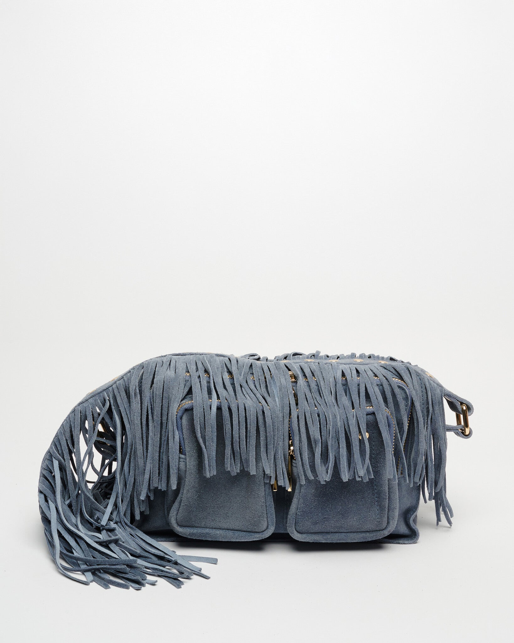 Ellie Fringe Suede - Jeans w. Gold