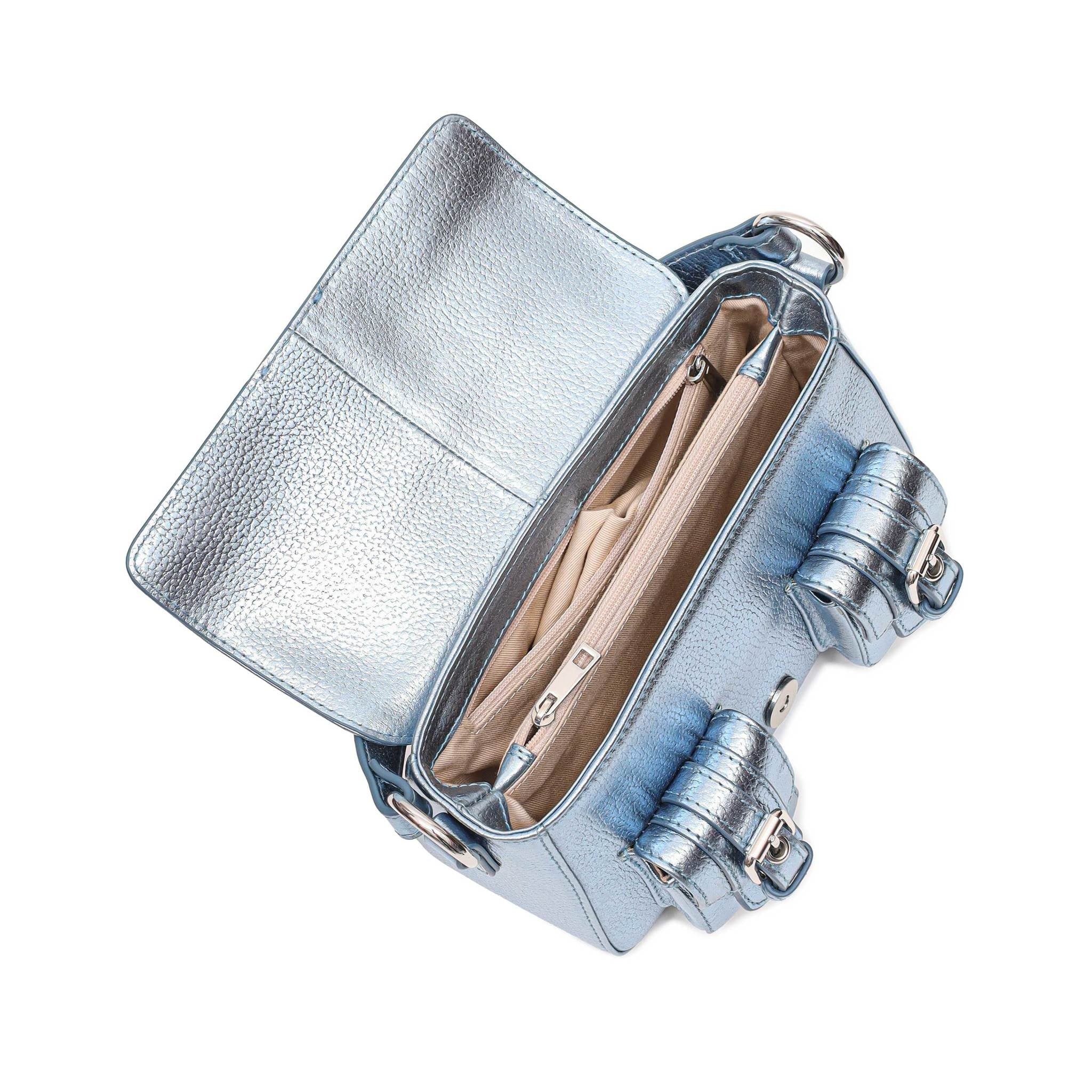 Small Honey Buckle - Metallic Light Blue