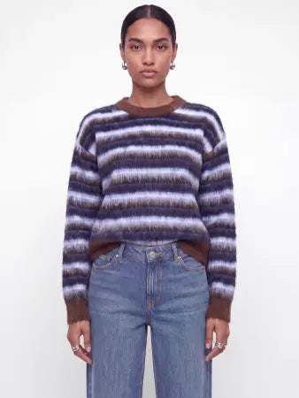 JXCALISTA CREW NECK KNIT - CARAFE