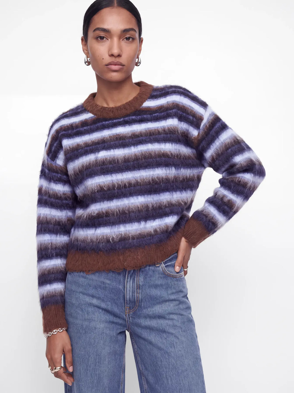 JXCALISTA CREW NECK KNIT - CARAFE