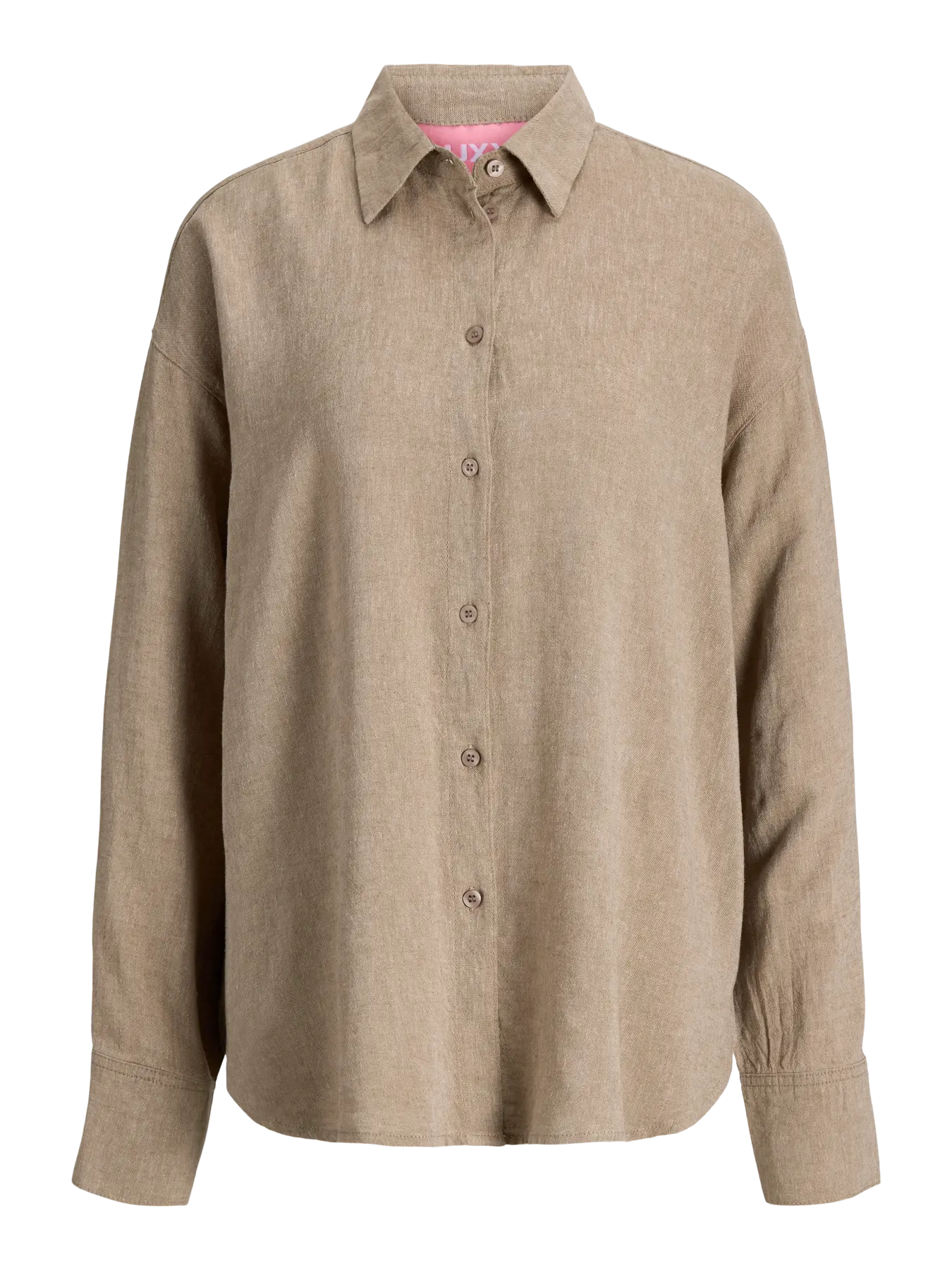 JXALMIRA LINEN SHIRT - SILVER MINK